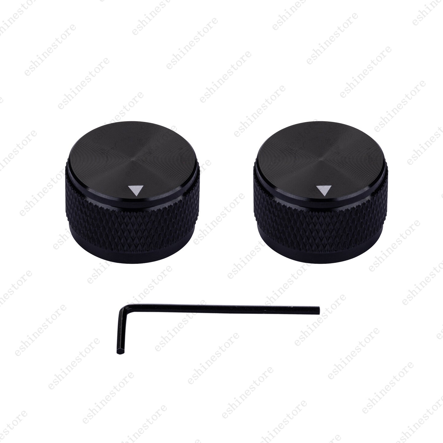 Guitar Aluminum Alloy Electronic Control Pot Knob Fit 18 24 Spline / Soild Shaft