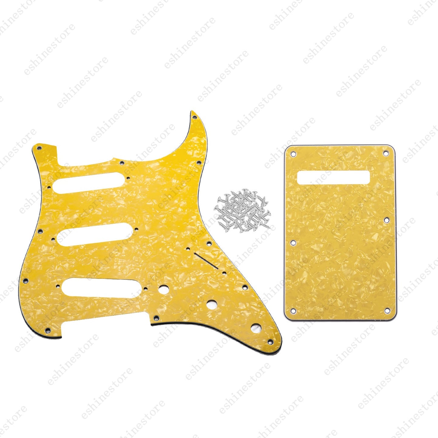 Guitar SSS 3Ply Pickguard&Back Plate for USA MIM Standard Fender ST Multicolors