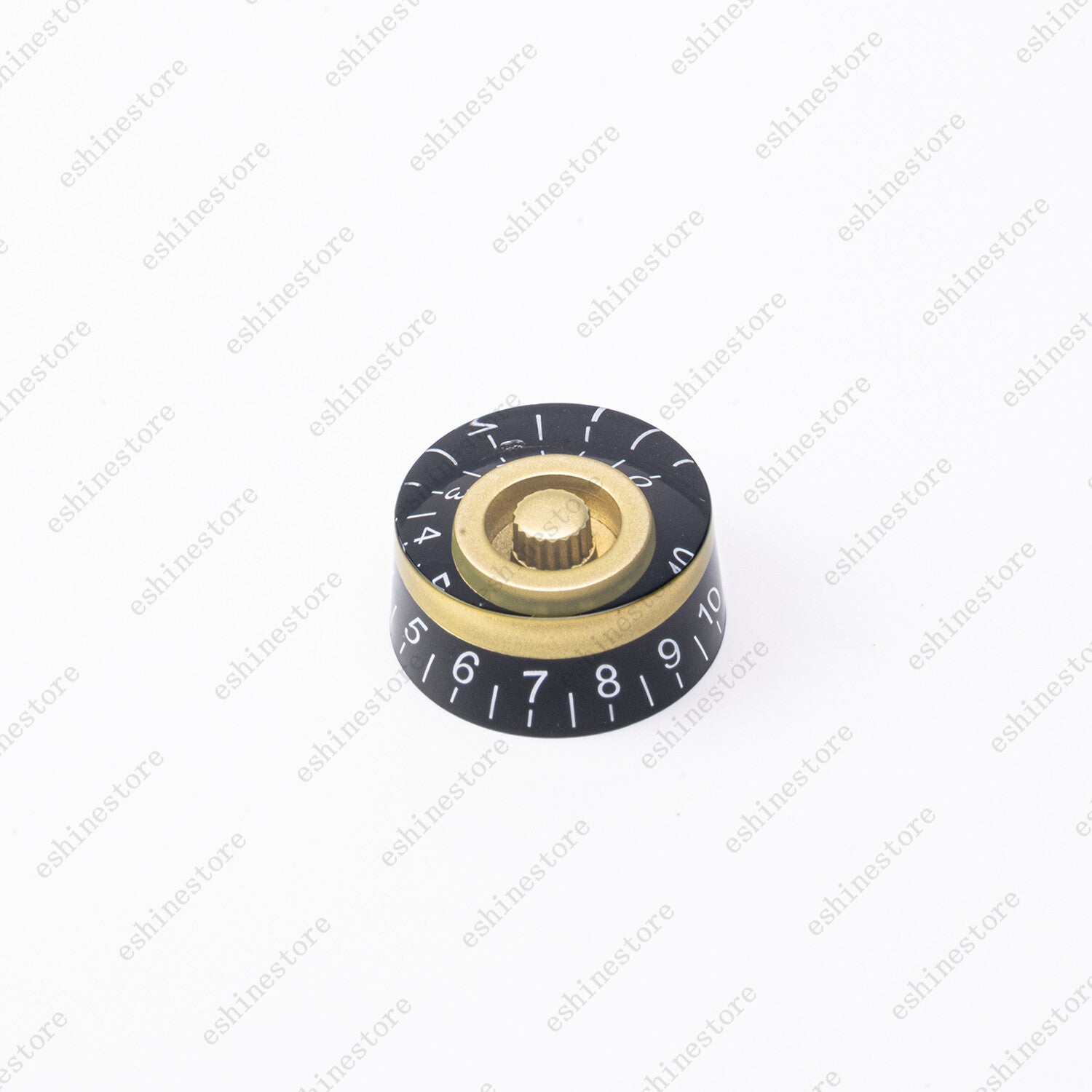 4 Pcs Gold/Black Electric Guitar Control Knobs Speed Dial Knobs for SG Les Paul