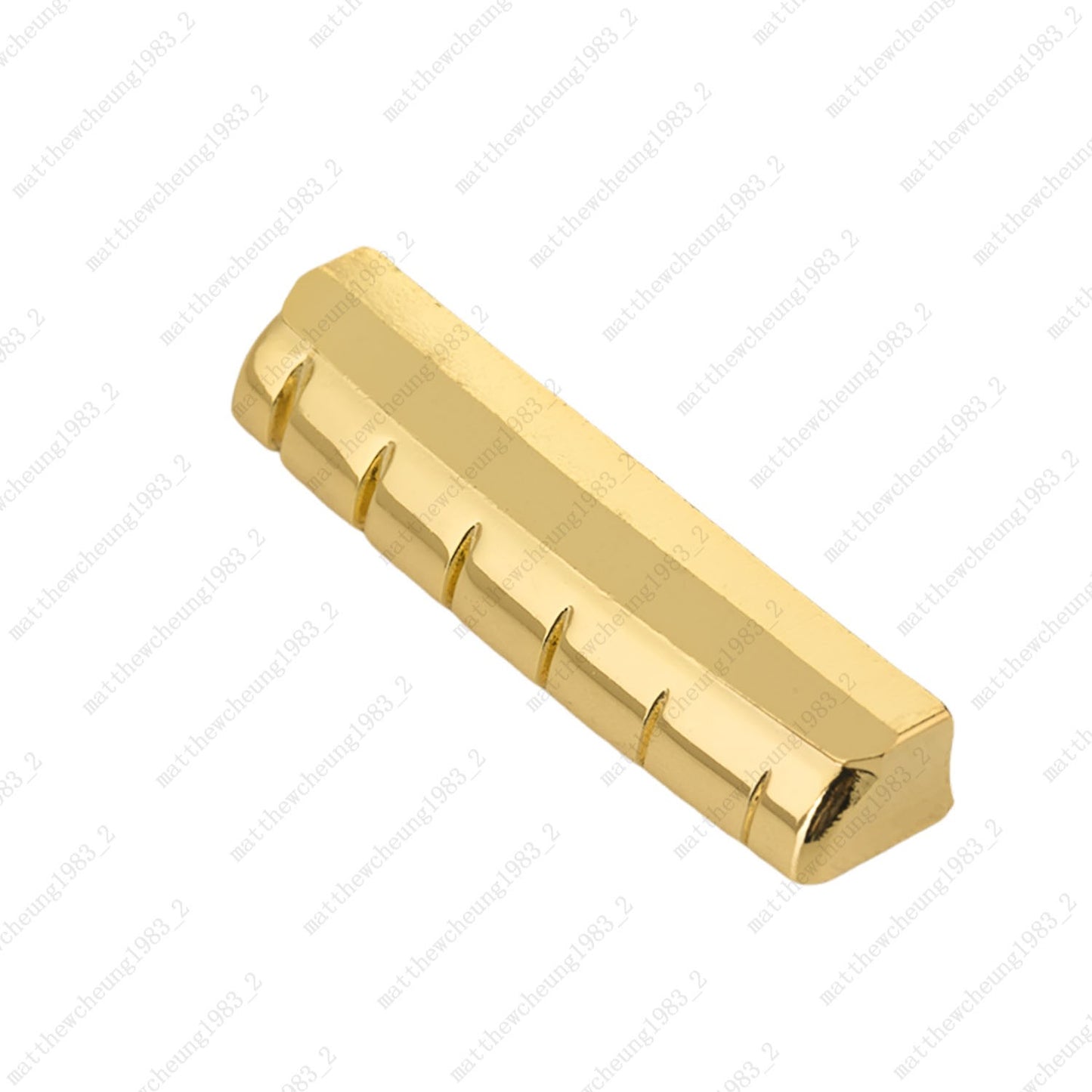 1pc 43MM Pre-Slotted & Flat Bottom Brass Nut for 6-String Folk Acoustic Guitar