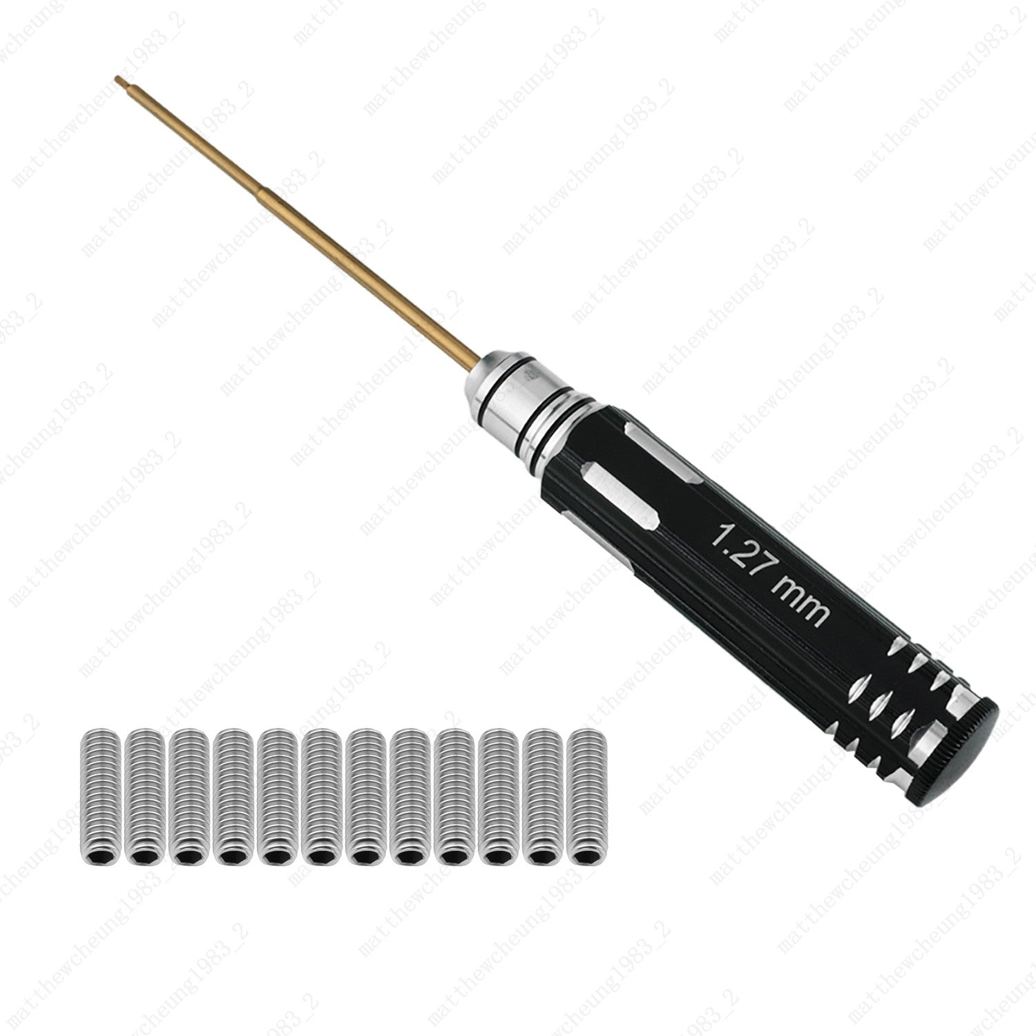 12pcs Stainless Steel #4-40 x 3/8" Saddle Screws w/ Hex Wrench for US Fender ST