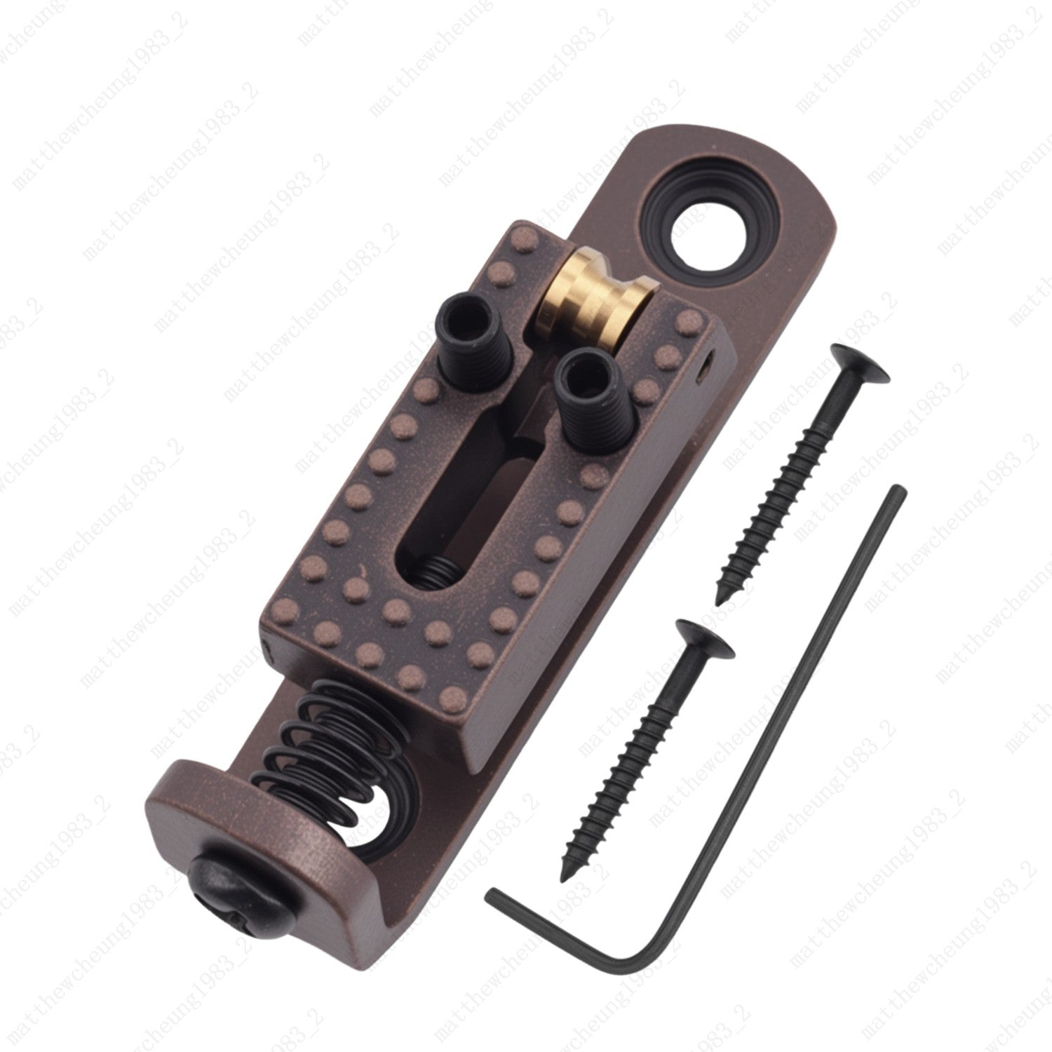 10.5mm Individual Single Roller Bridge Saddles for Guitar Cigar Box/Banjo-5Color