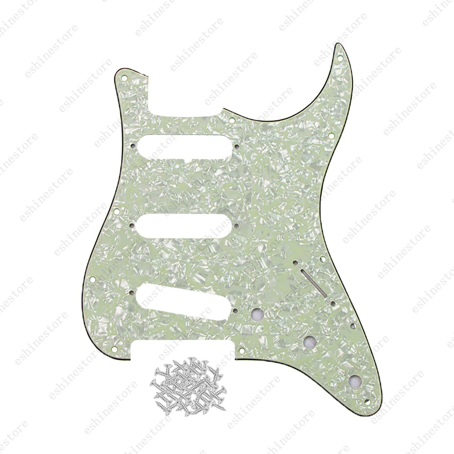 11 Hole SSS Strat Style Pickguard for USA MIM Standard Fender Start Multicolor