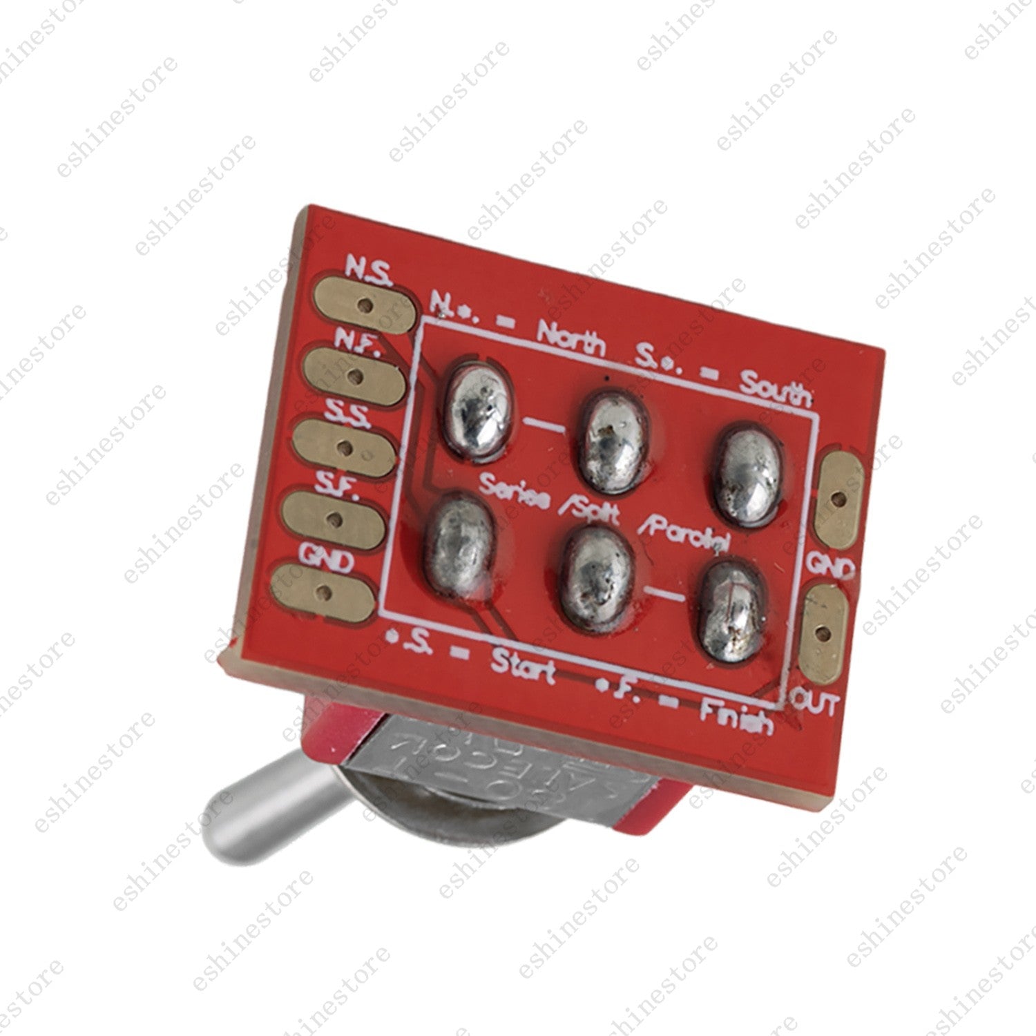 Guitar Mini Toggle Switch DPDT OnBoard 3 Position Series/Split/Parallel