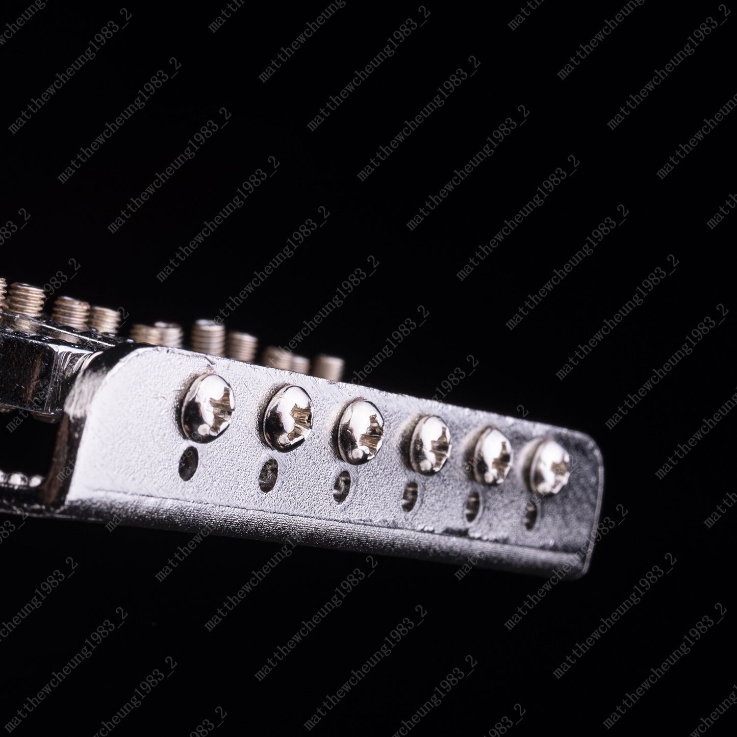 Electric Guitar Bridge 6-String Plate Carved Pattern Plate For Telecaster Guitar