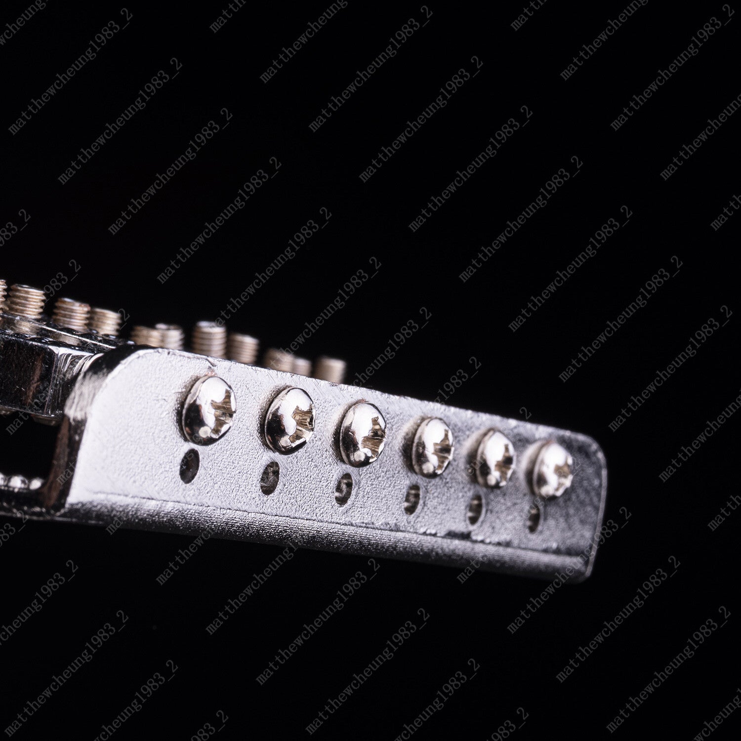 Electric Guitar Bridge 6-String Plate Carved Pattern Plate For Telecaster Guitar