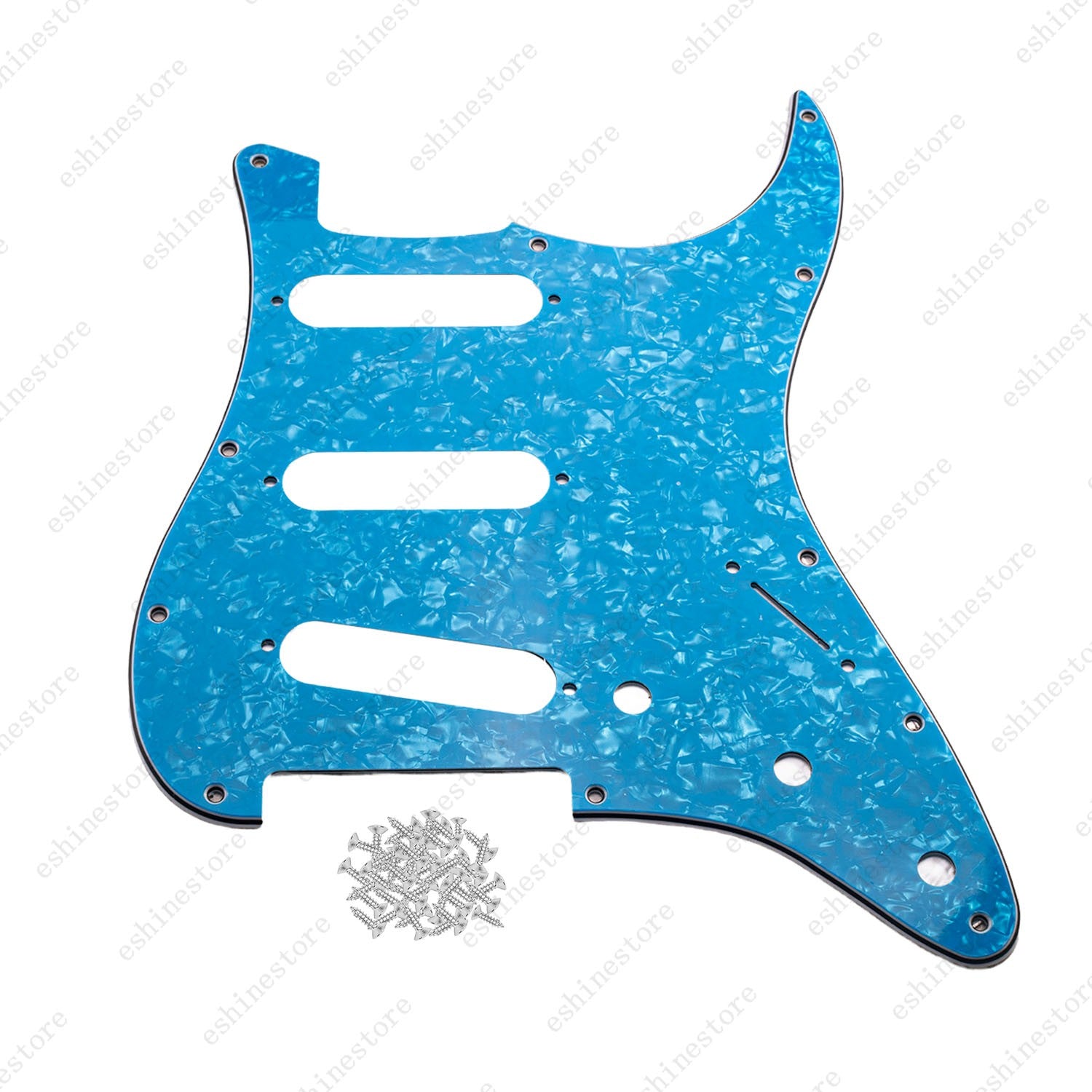 11 Hole SSS Strat Style Pickguard for USA MIM Standard Fender Start Multicolor