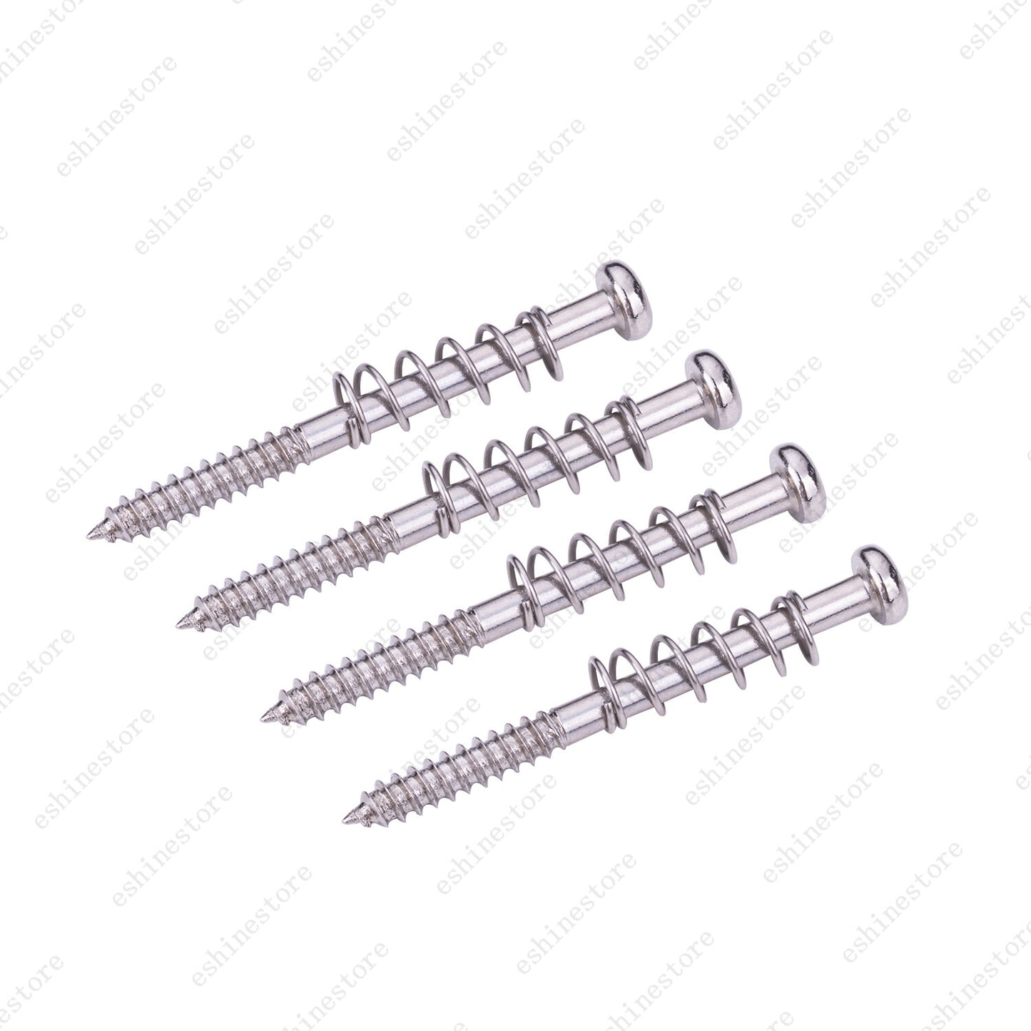 4Pcs M3x38mm Electric Guitar Pickup Screws Springs For P-90 P J Bass
