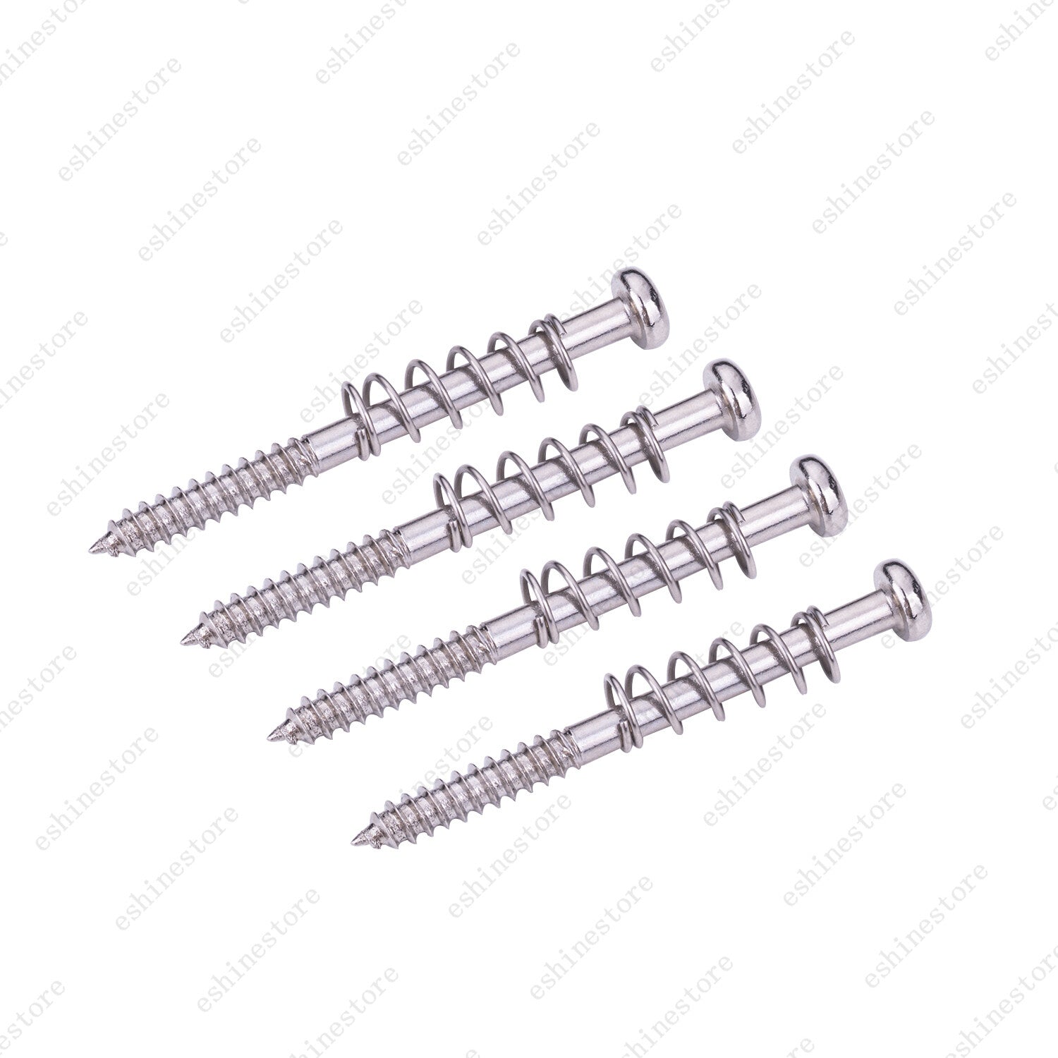 4Pcs M3x38mm Electric Guitar Pickup Screws Springs For P-90 P J Bass