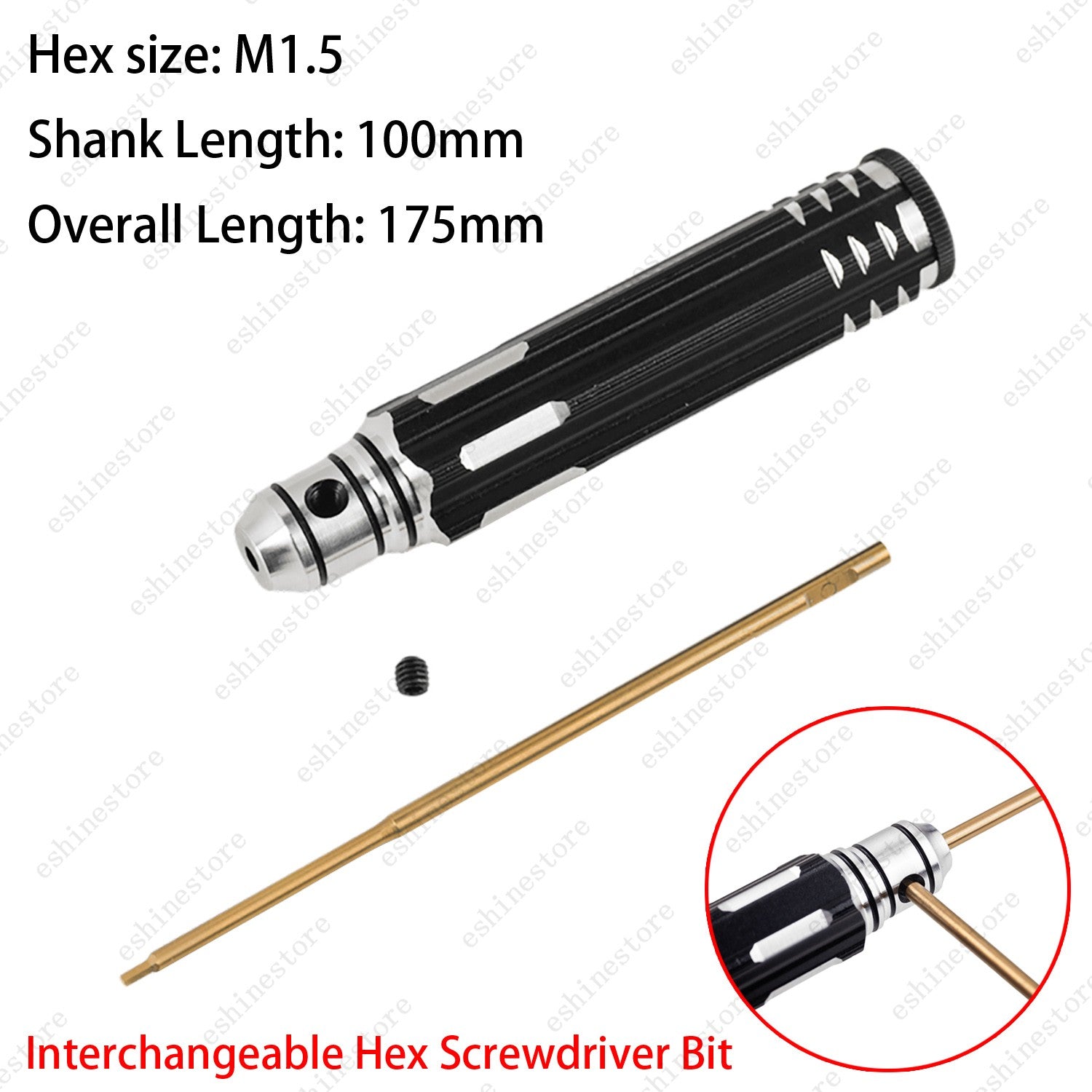 1.5mm Metric Saddle Height Adjustment Hex Allen Wrench For Fender Squier Guitar
