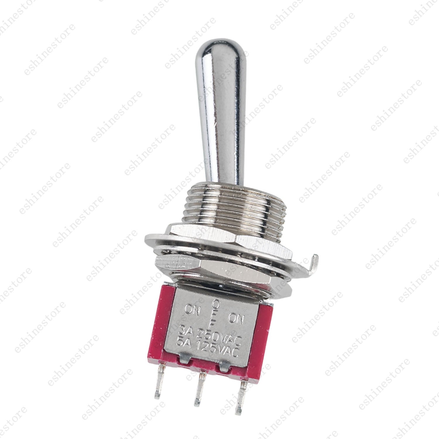 1/3/5pcs Guitar/AMP Long Fat Bat Toggle Switch SPDT 3Pin 3-Way ON OFF ON Sealed