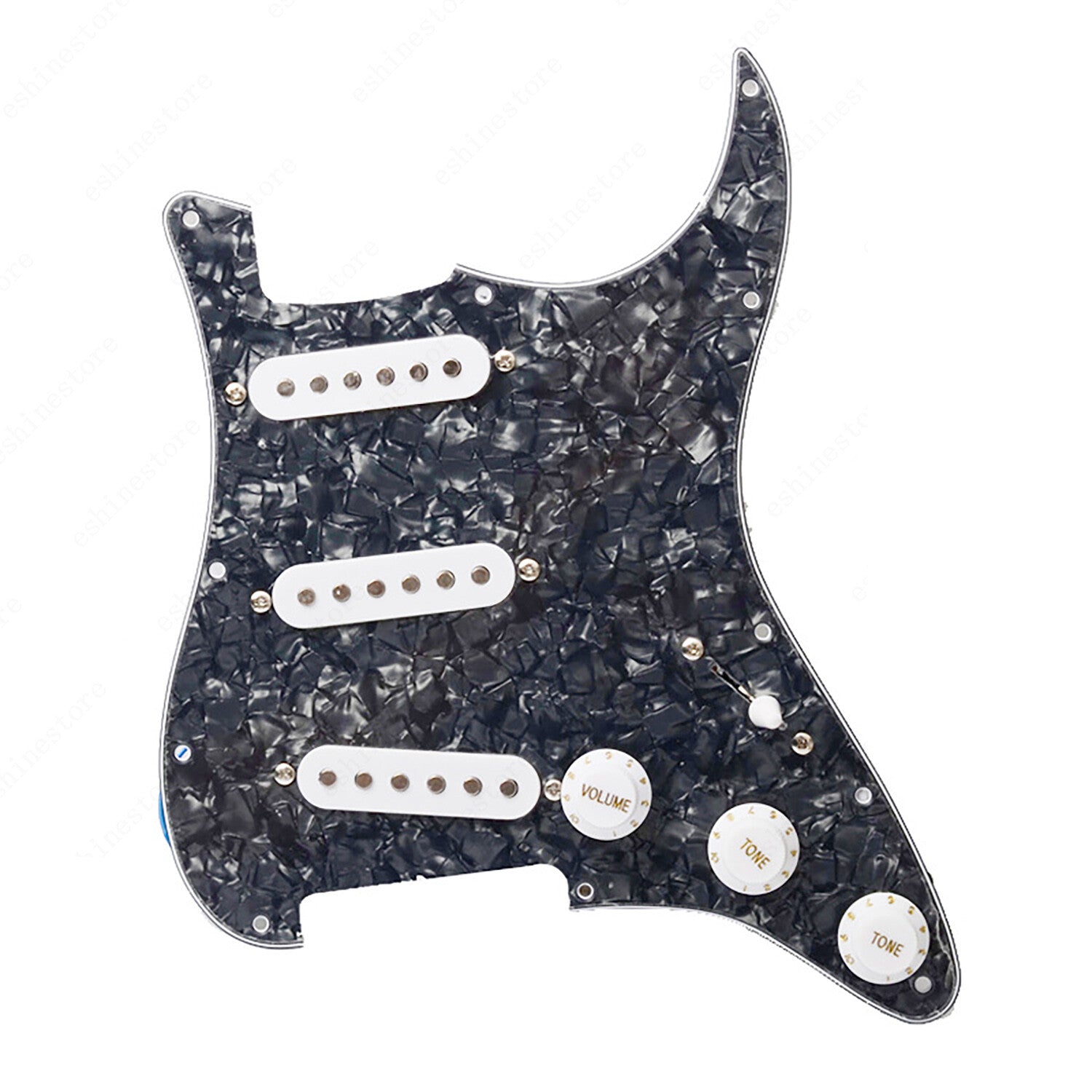 11 Hole SSS Strat Style Loaded Pickguard For Stratocaster Various Colors US SHIP