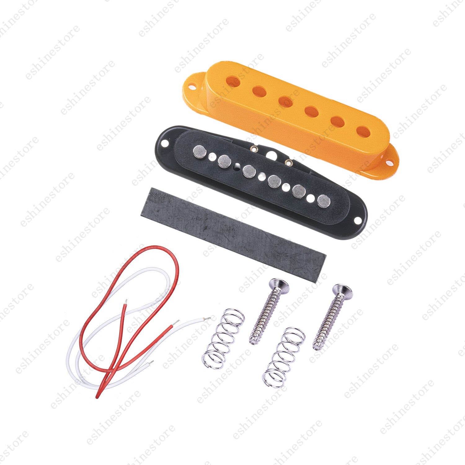 Mulit Color 48/50/52MM Electric Guitar Single Coil Pickup Slug Cover Bobbins Kit