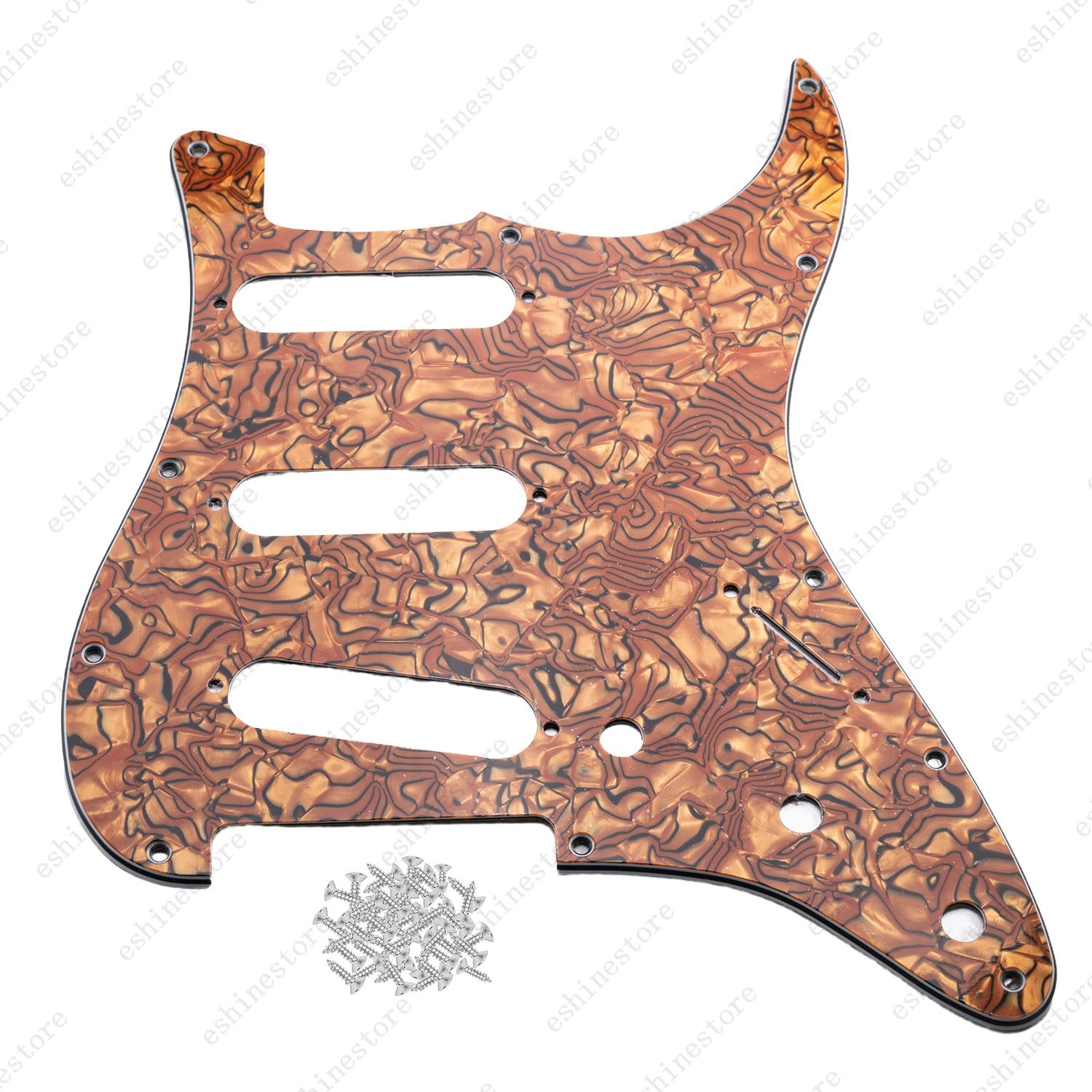 11 Hole SSS Strat Style Pickguard for USA MIM Standard Fender Start Multicolor