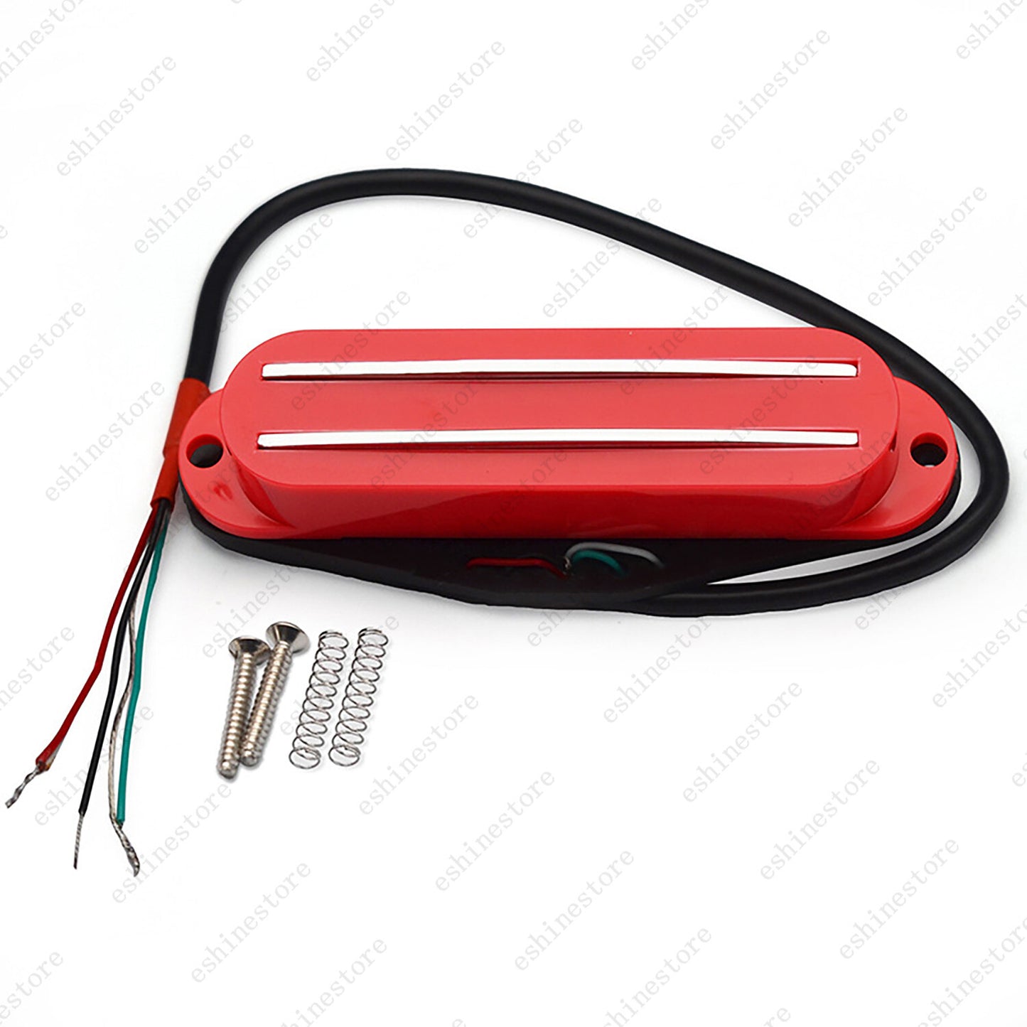 Alnico5 Dual Rails Guitar Pickup Mini Humbucker Pickup For Strat Guitar 12Colors