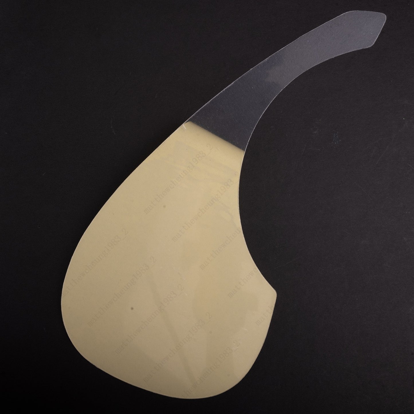 Guitar Pickguard Left Handed Self Adhesive for 40/41" Acoustic Guitar Tansparent