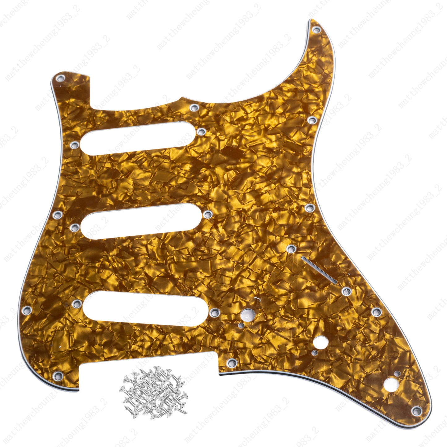 SSS Style11 Hole Pickguard Pickups with Screws for USA MIM Standard Fender Start