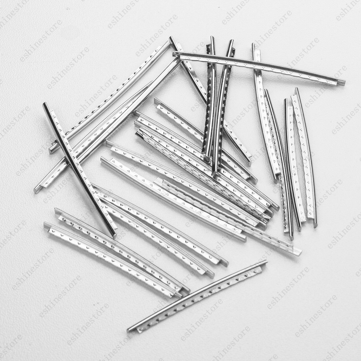 24Pcs Electric Guitar/Bass Pre-Cut Fret Wire Set 2.4/2.7/2.9mm Cupronickel