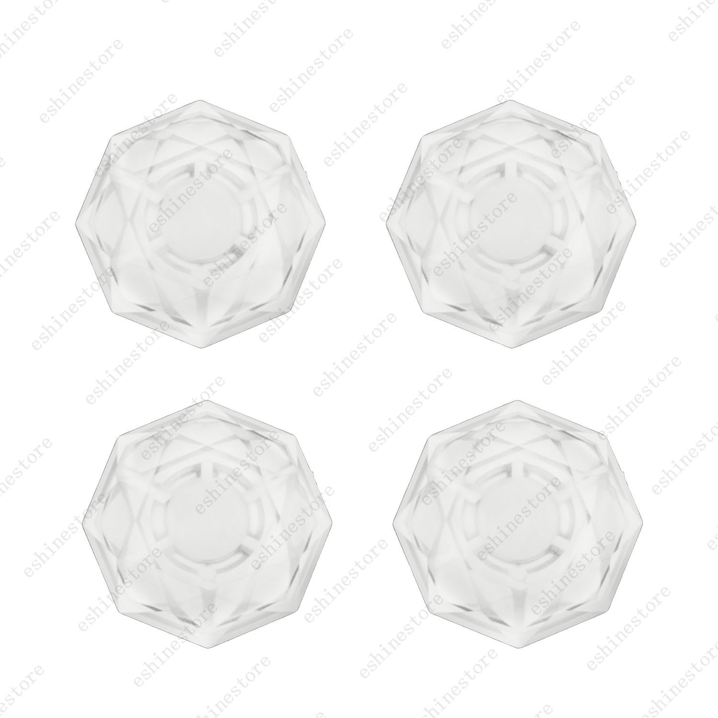 1/2/4 Pcs Diamond Shape Guitar Effect Pedal Footswitch Toppers Foot Nail Cap