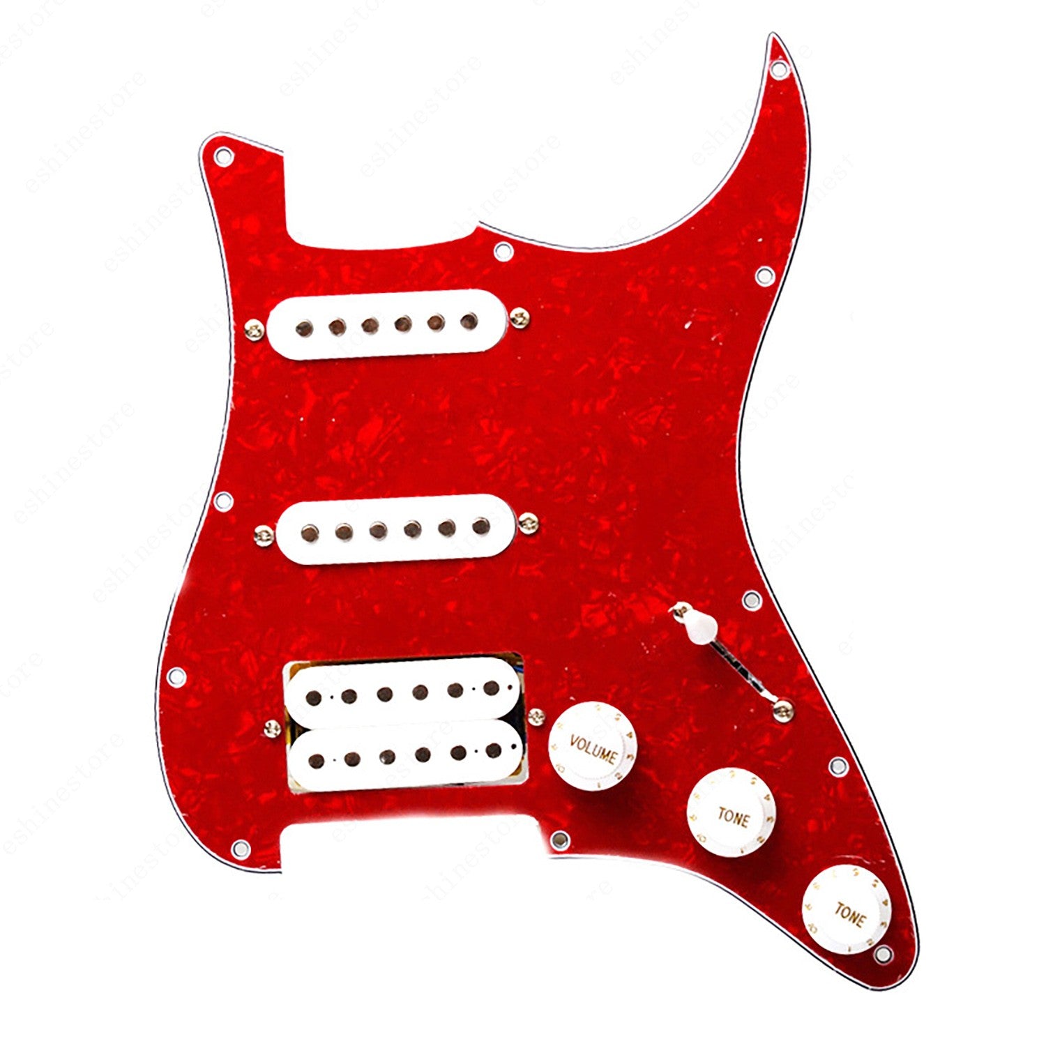 11 Hole SSH Strat Style Loaded Pickguard For Stratocaster Various Colors US SHIP