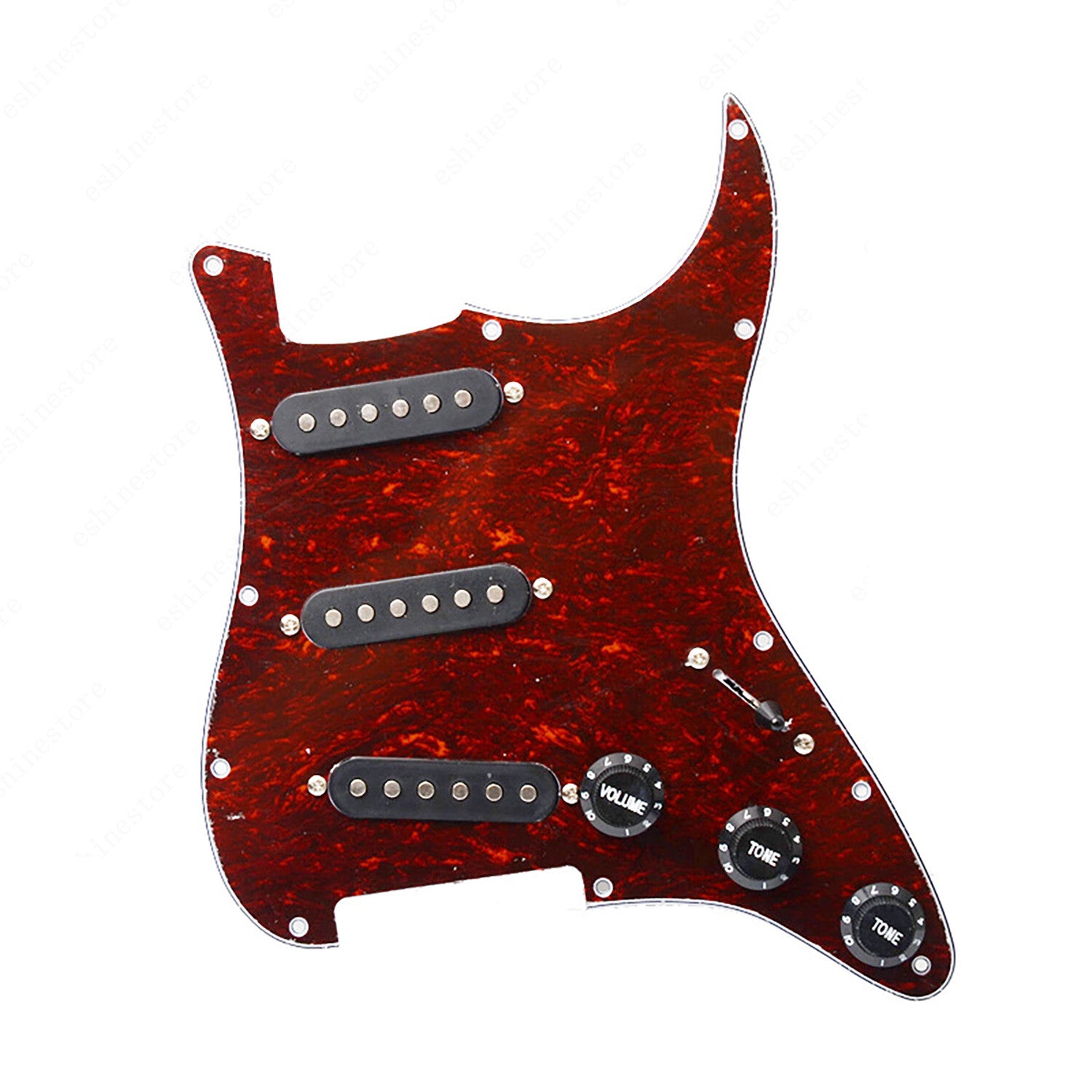 11 Hole SSS Strat Style Loaded Pickguard For Stratocaster Various Colors US SHIP