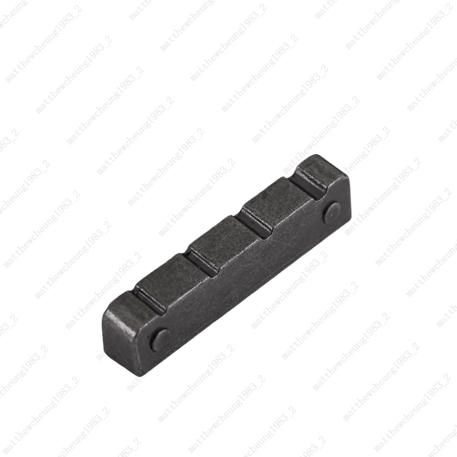 4 String Pre-slotted 38x8x9MM Solid Brass NUT For Guitar Bass FLAT Bottom 3Color