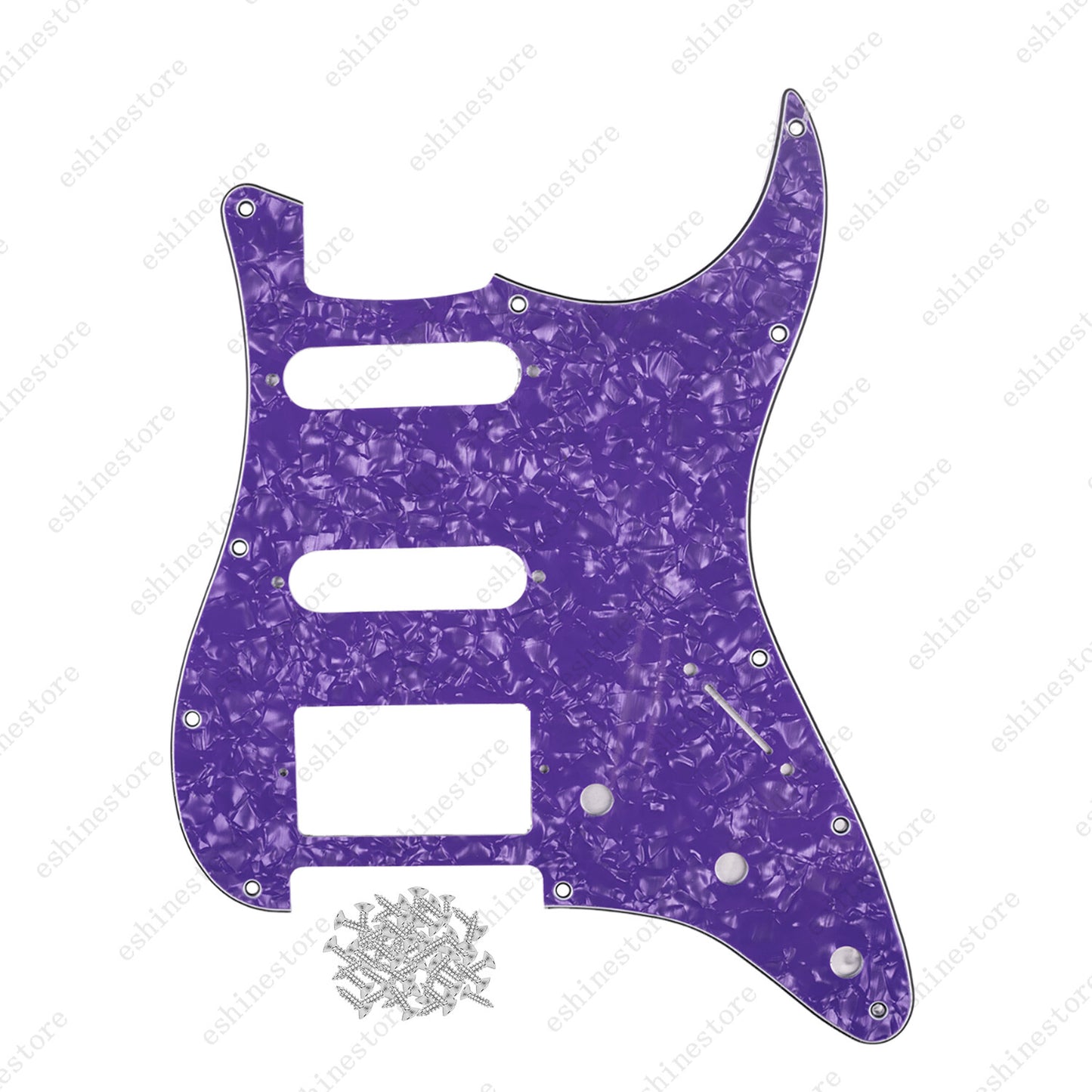 11 Hole SSH Strat Style Pickguard & Screw For USA MIM FENDER Strat Multicolors