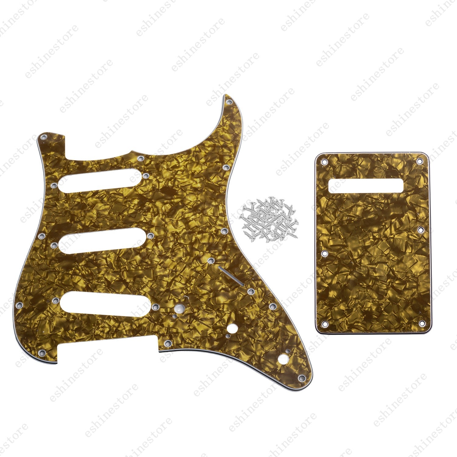 Guitar SSS 3Ply Pickguard&Back Plate for USA MIM Standard Fender ST Multicolors