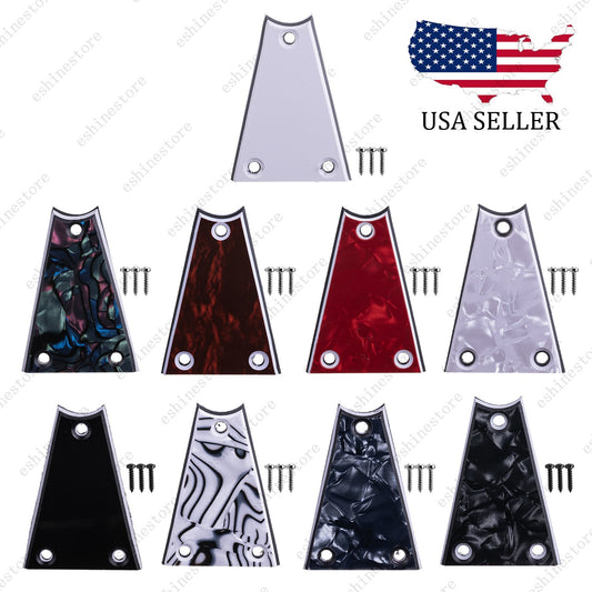 Plastic Guitar Rod Cover Plate 3 Ply 3 Holes Multicolor For Electric Guitar Bass