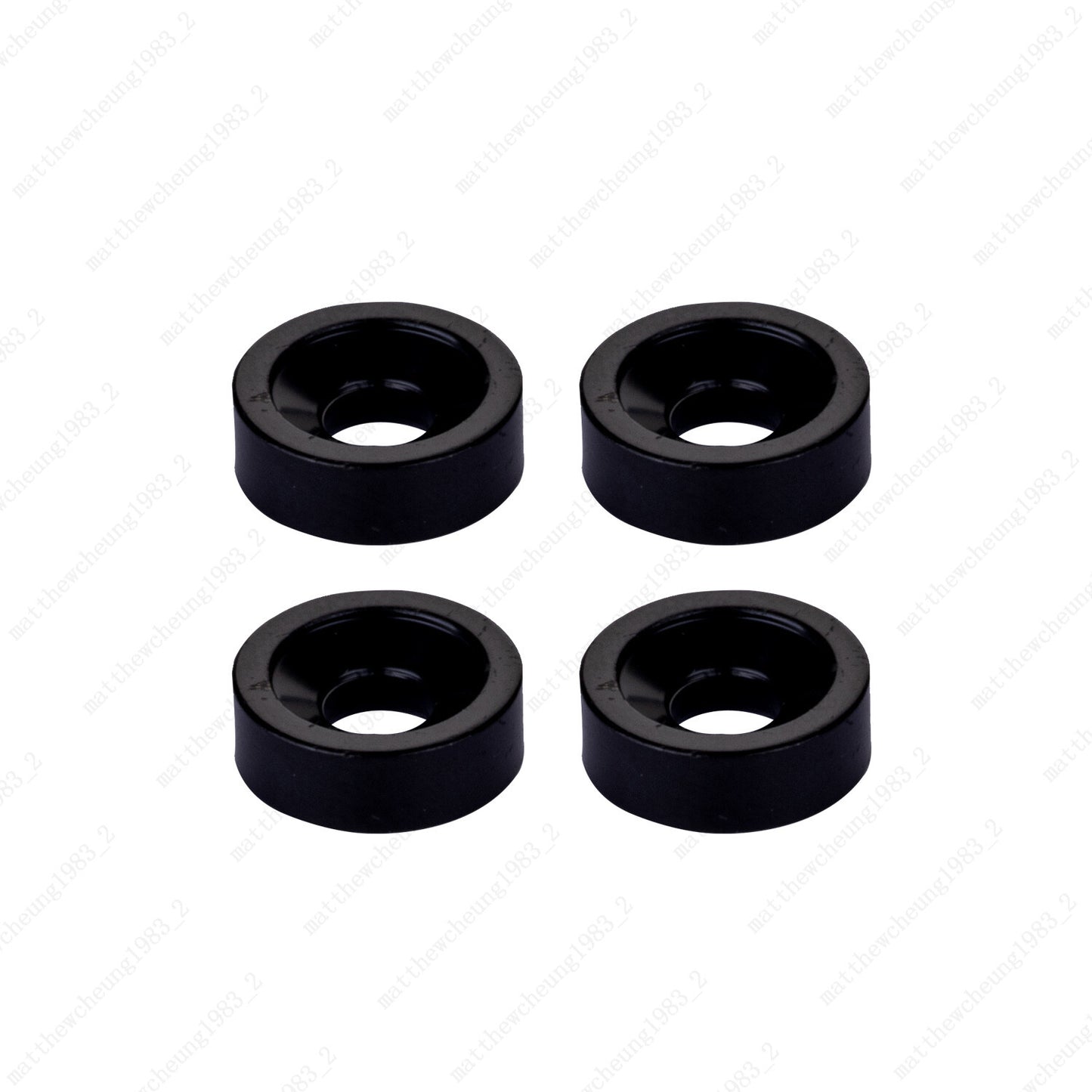 4 Pcs Electric Guitar Bass Neck Mounting Ferrule Screw Bushing 3 COLORS
