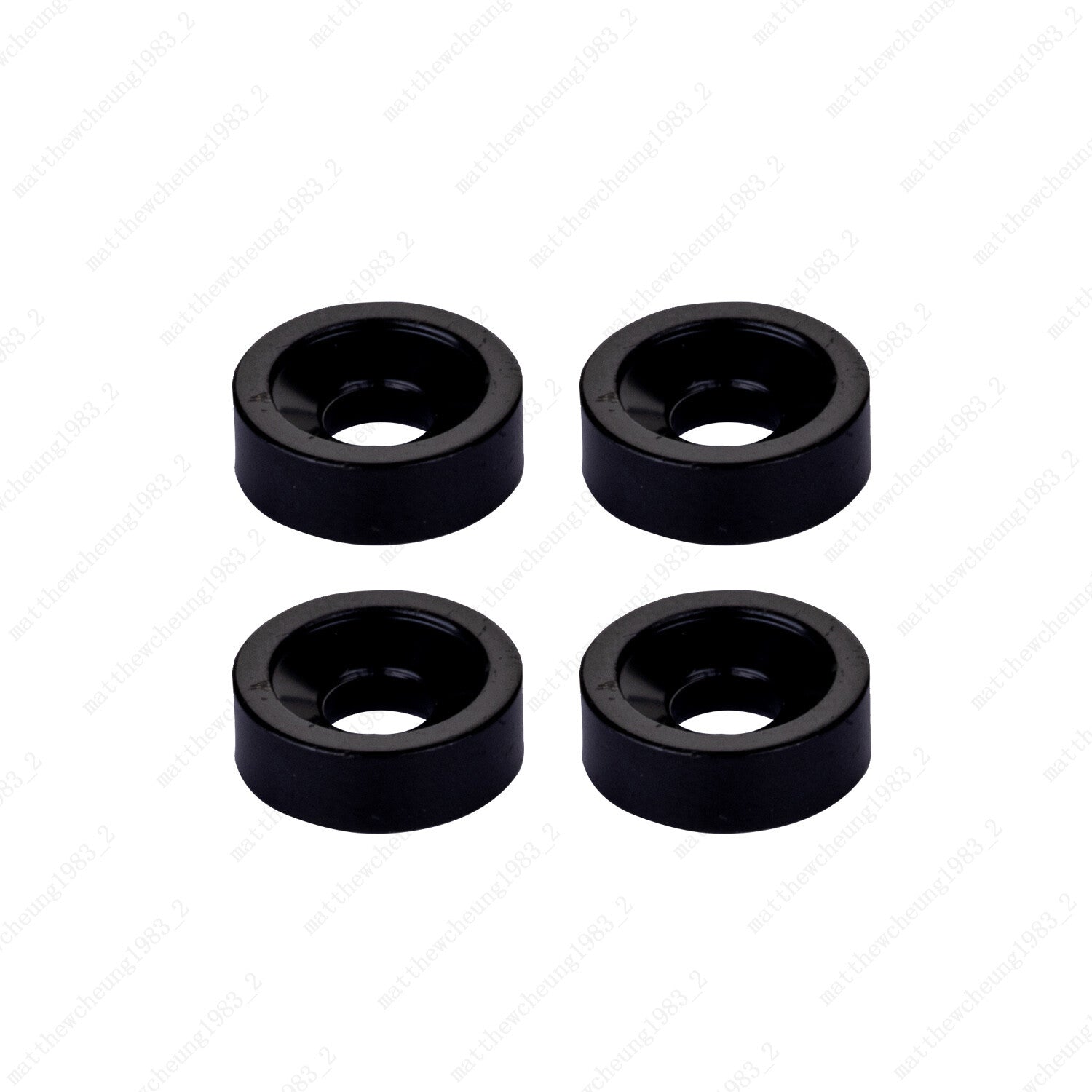 4 Pcs Electric Guitar Bass Neck Mounting Ferrule Screw Bushing 3 COLORS
