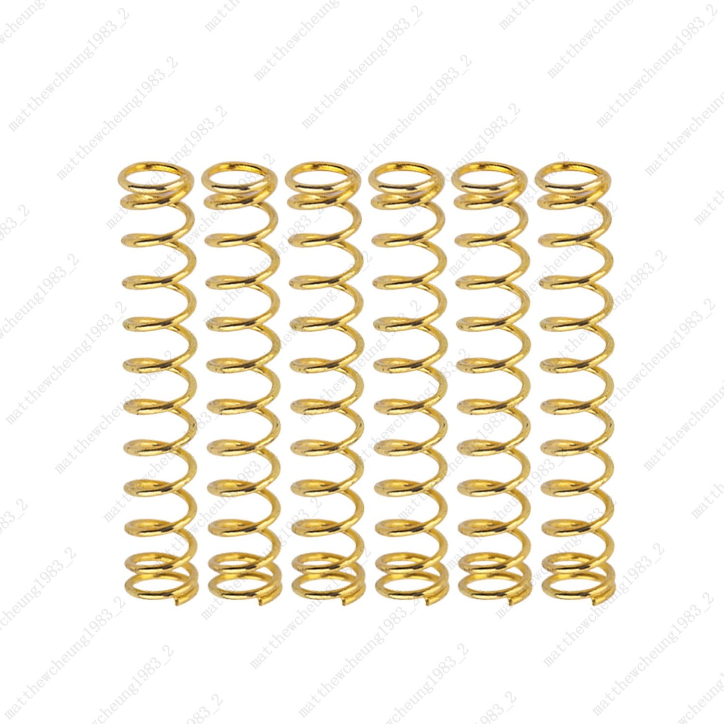 6pcs Pickup Height Adjustment Spring for Humbucker Electric Guitar (3 Colors)