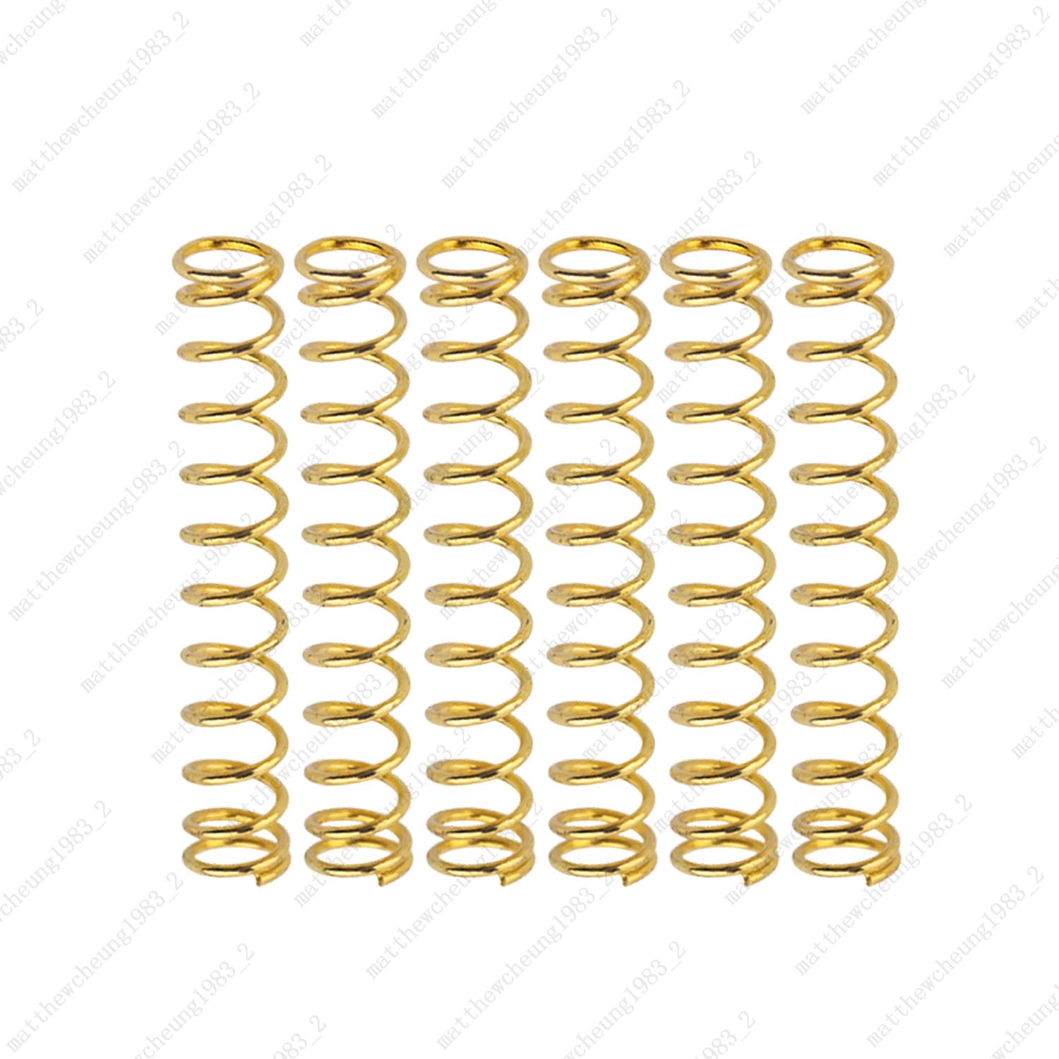6pcs Pickup Height Adjustment Spring for Humbucker Electric Guitar (3 Colors)
