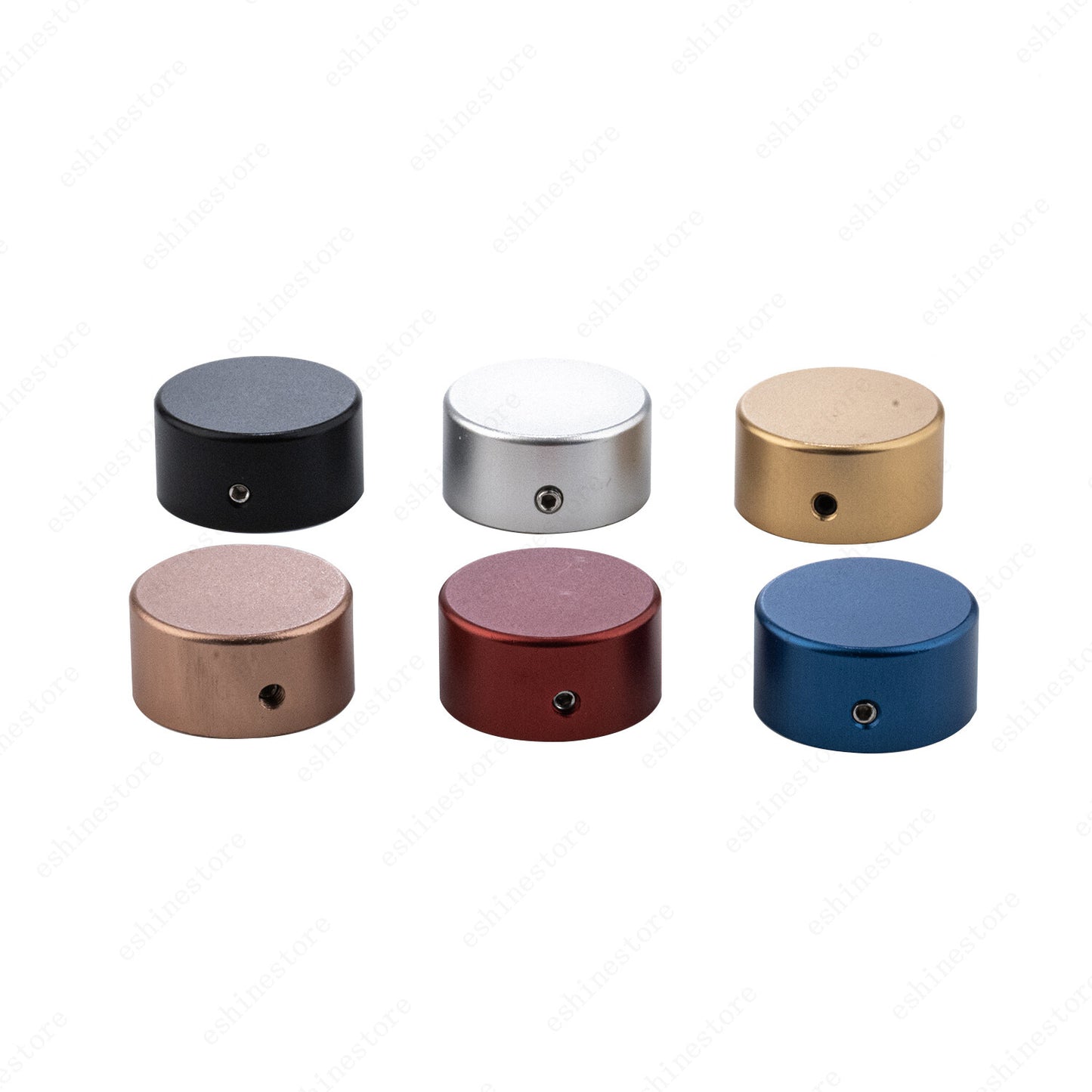 1 Piece Aluminum Alloy Effects Pedal Footswitch Topper with 3 Screws 6 Colors
