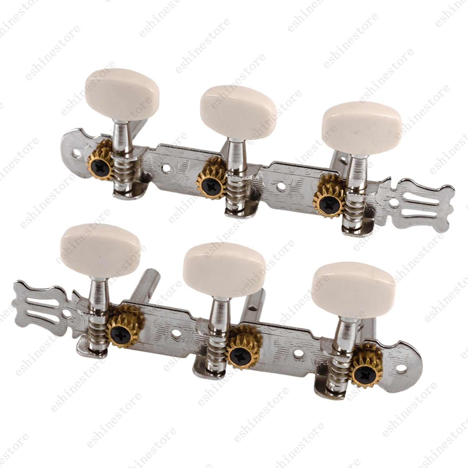 1 Set of 3L3R Classical Guitar Tuning Pegs Keys Tuners Machine Heads 1:15 Ratio