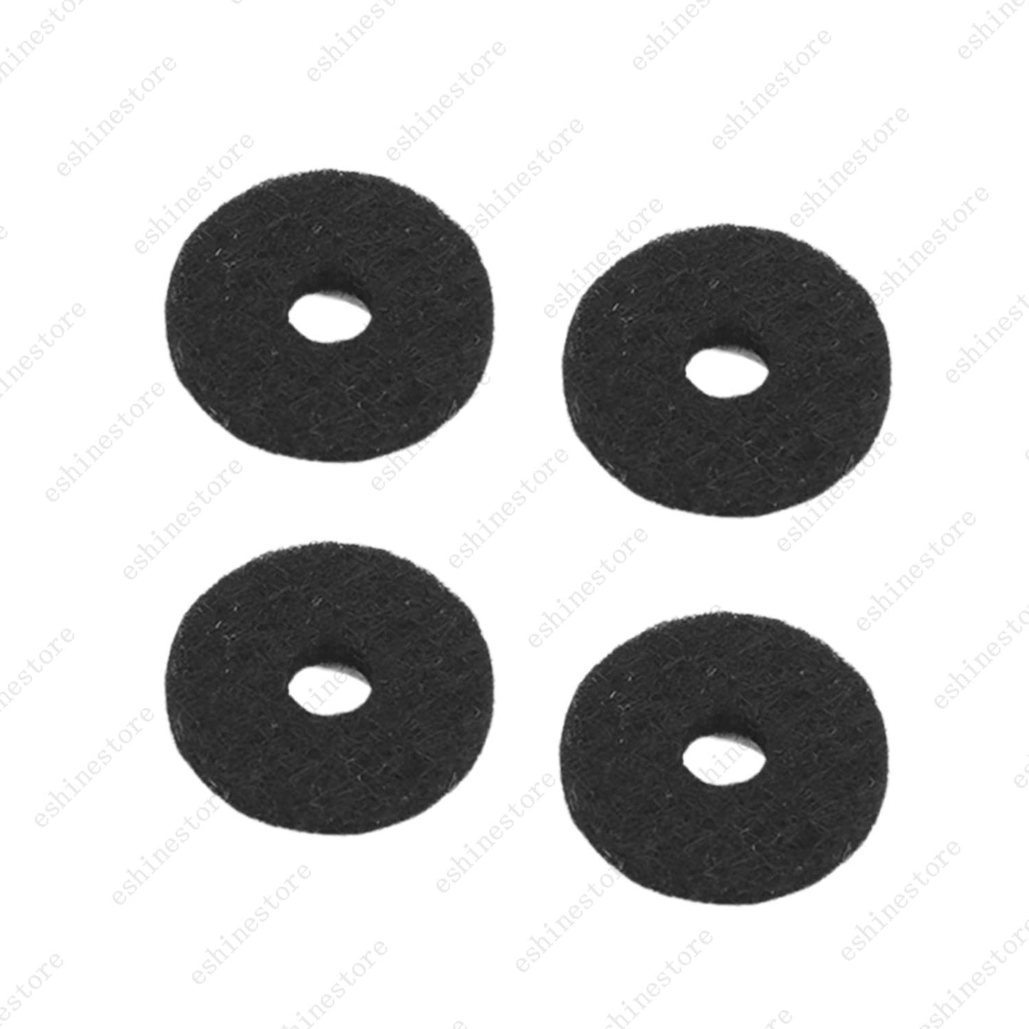 2/4/6 Pcs Strap Locks & Buttons Felt Washers for Electric Guitar & Bass 2 Colors