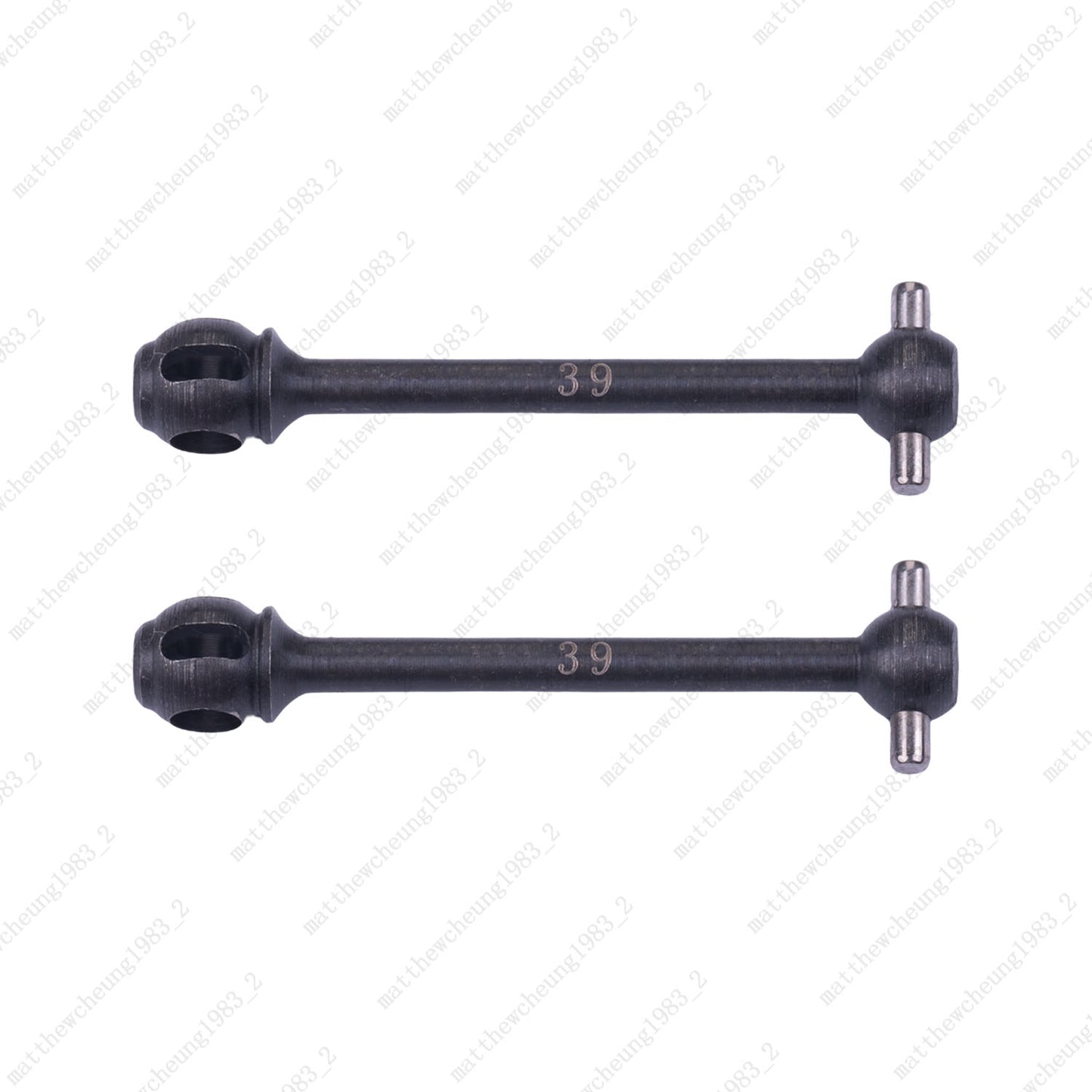 1 Set Upgrade Two-Stage Carbon Steel CVD Drive Shaft for RC 37/39/42mm Optional