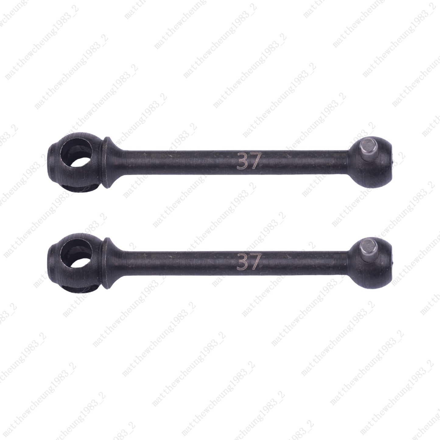 1 Set Upgrade Two-Stage Carbon Steel CVD Drive Shaft for RC 37/39/42mm Optional