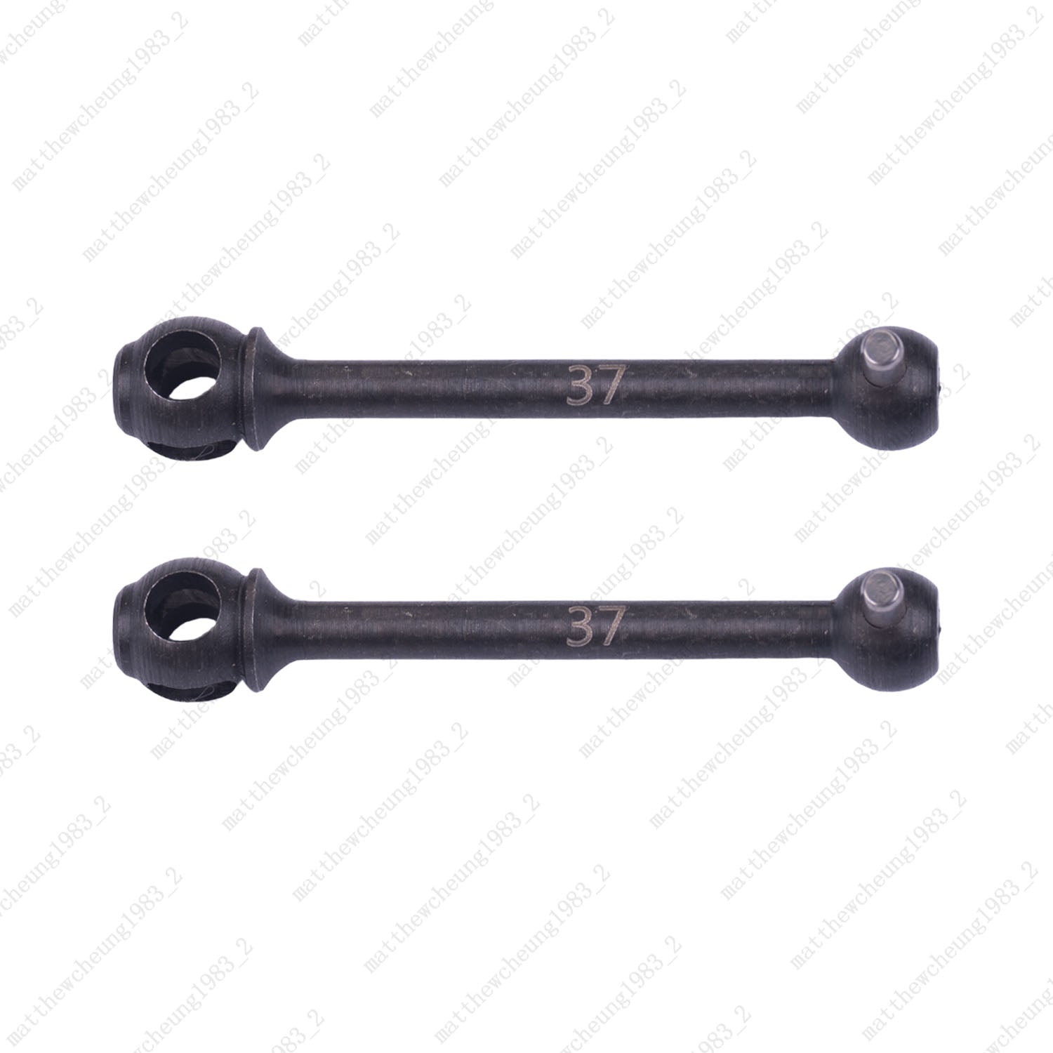 1 Set Upgrade Two-Stage Carbon Steel CVD Drive Shaft for RC 37/39/42mm Optional