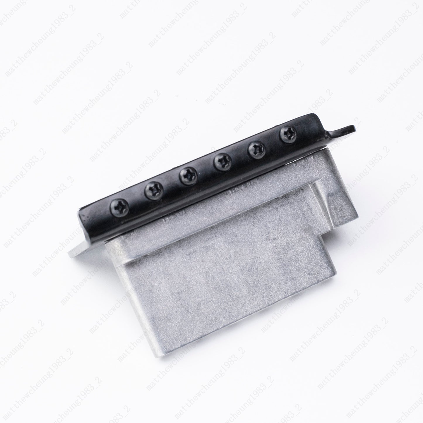 Black Saddle Tremolo Bridge 6 String Single Locking System for Stratocaster ST