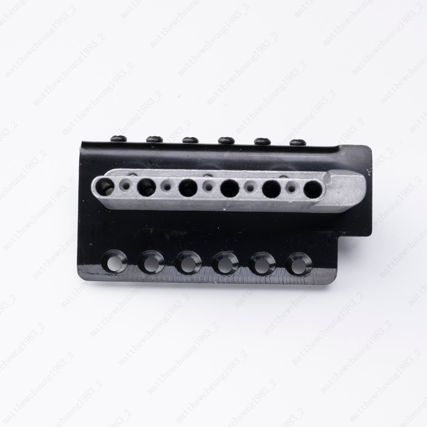 Black Saddle Tremolo Bridge 6 String Single Locking System for Stratocaster ST
