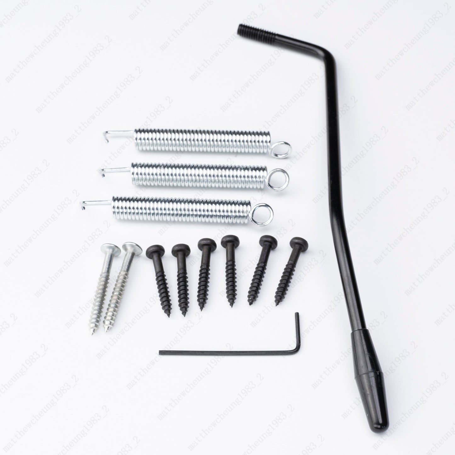 Black Saddle Tremolo Bridge 6 String Single Locking System for Stratocaster ST