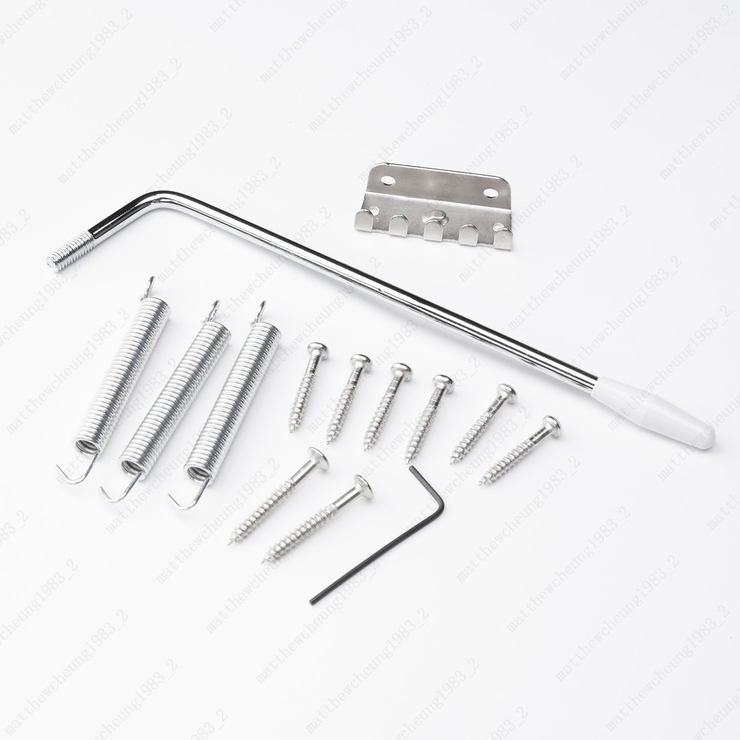 Chrome Tremolo Bridge 6 String Single Locking System for Fender SQ Strat ST