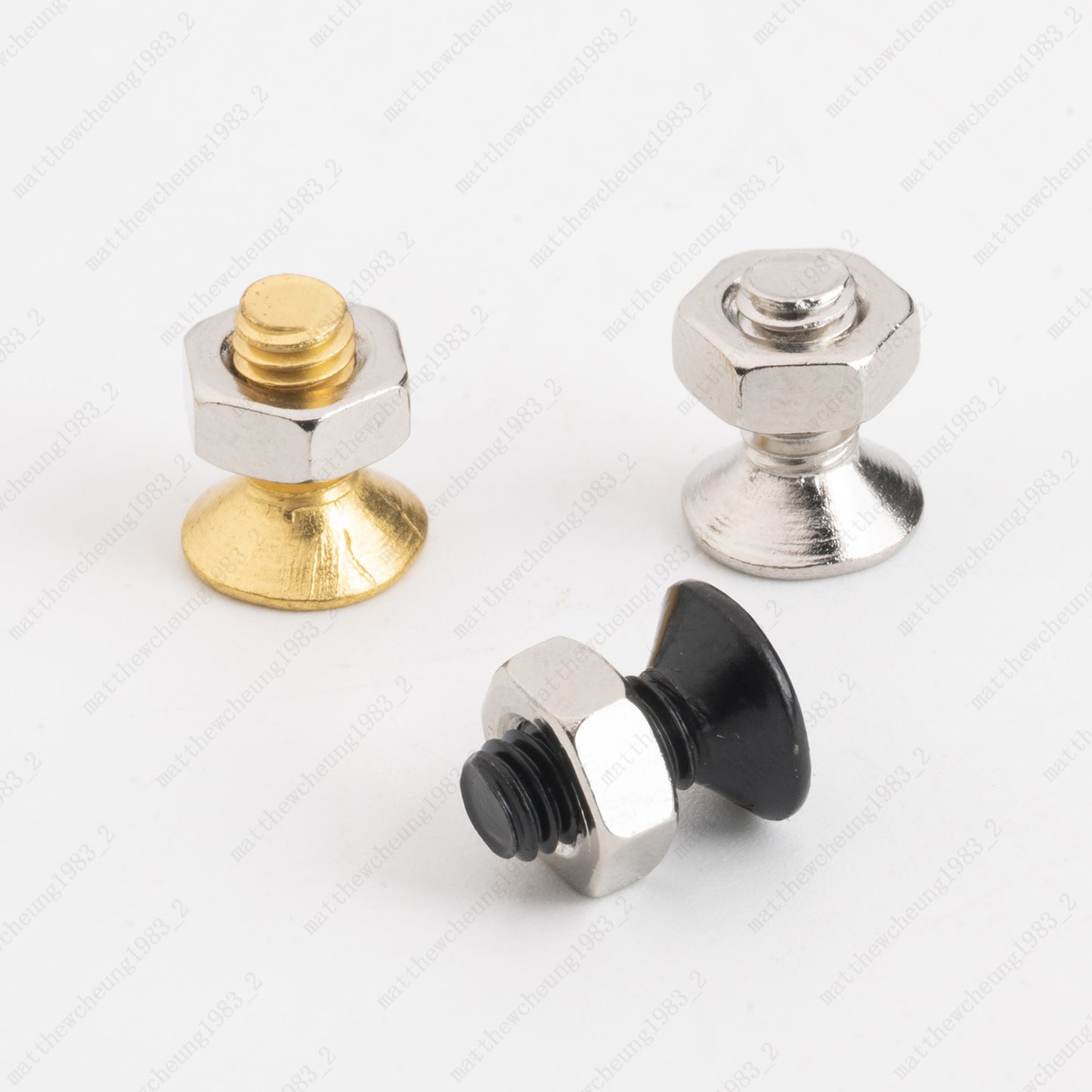 3 Pcs Pickguard Bracket Screws & Nut For Gibson Epi Les Paul Gold Black Chrome