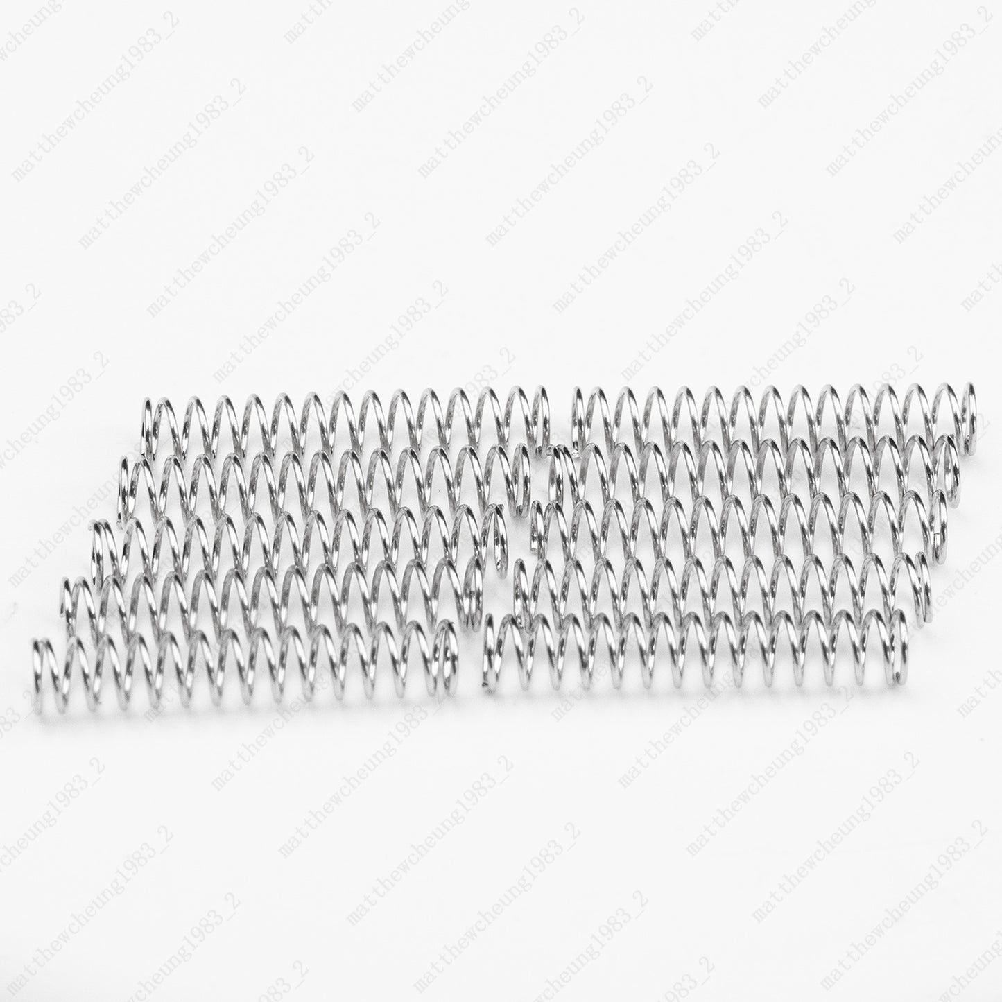 10x Nickel 4.7x25mm Straight Humbucker Pickup Spring adjustment Mounting Springs