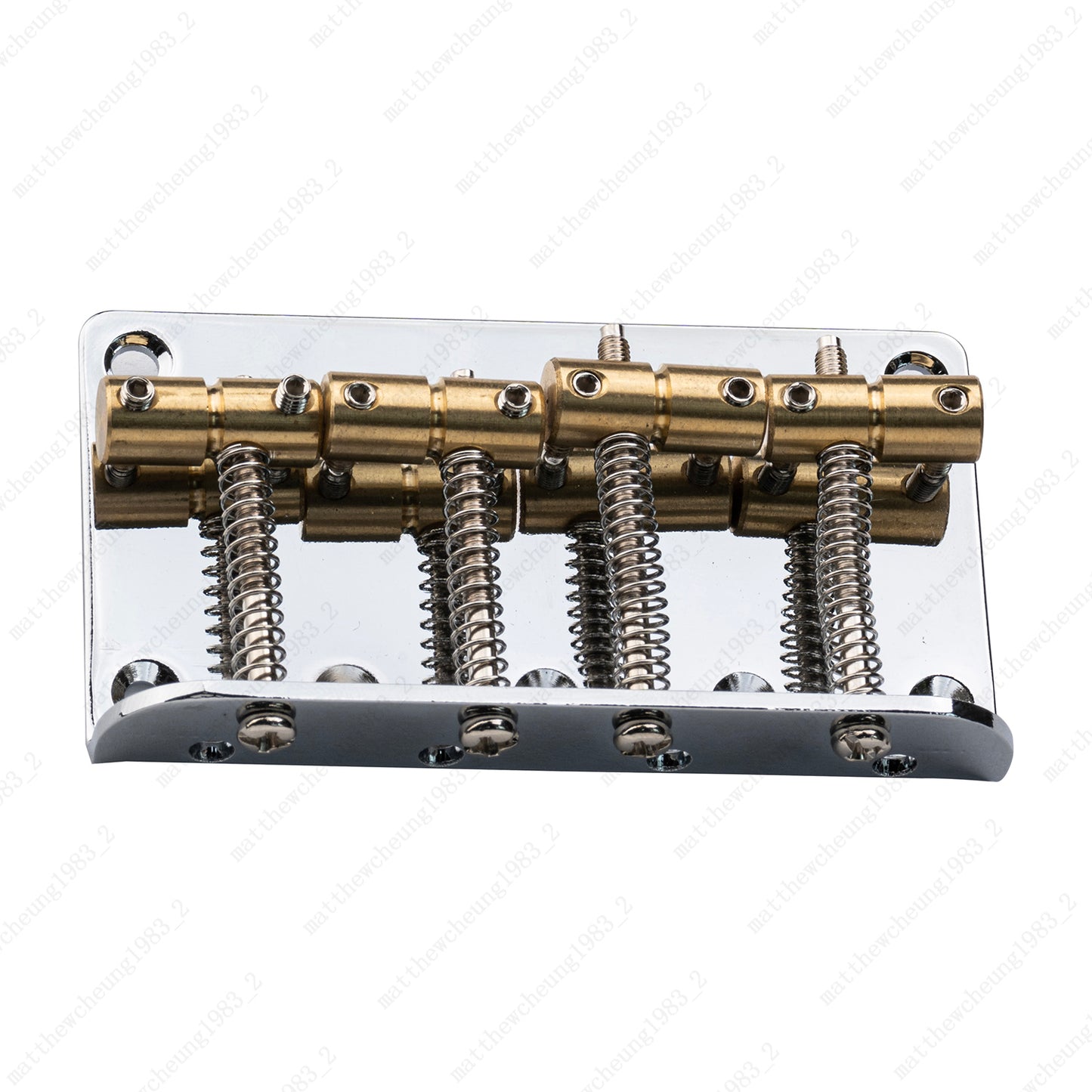 4 String Electric Bass Bridge Brass Saddle For Jazz/Precision Bass Guitar