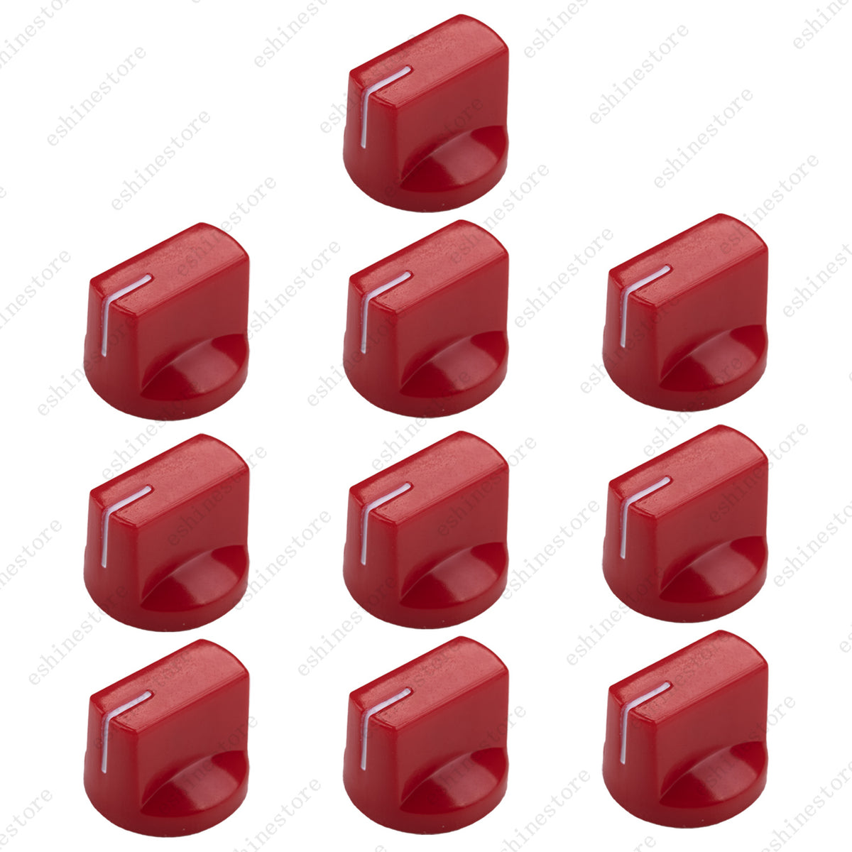 1/5/10Pcs Guitar Flat Flush Head Style Guitar AMP Effect Pedal/Pointer Knobs-6mm