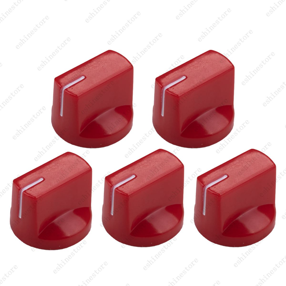 1/5/10Pcs Guitar Flat Flush Head Style Guitar AMP Effect Pedal/Pointer Knobs-6mm