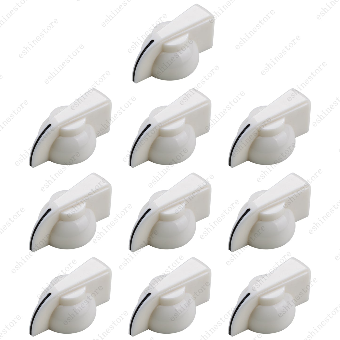 1/5/10 Pcs Guitar Amp Knobs Chicken Head Style Guitar Effect Pedal Knobs 3 Color