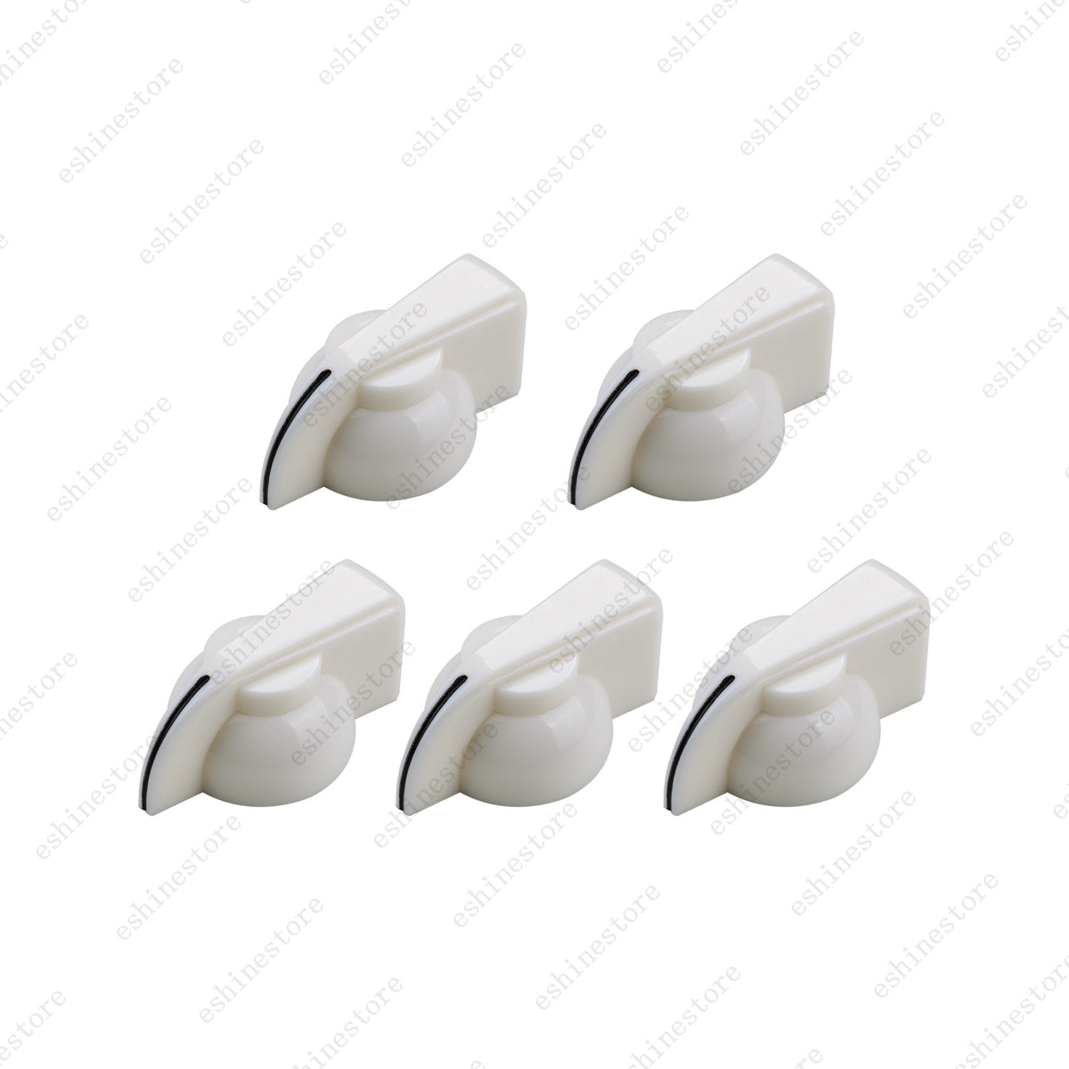1/5/10 Pcs Guitar Amp Knobs Chicken Head Style Guitar Effect Pedal Knobs 3 Color